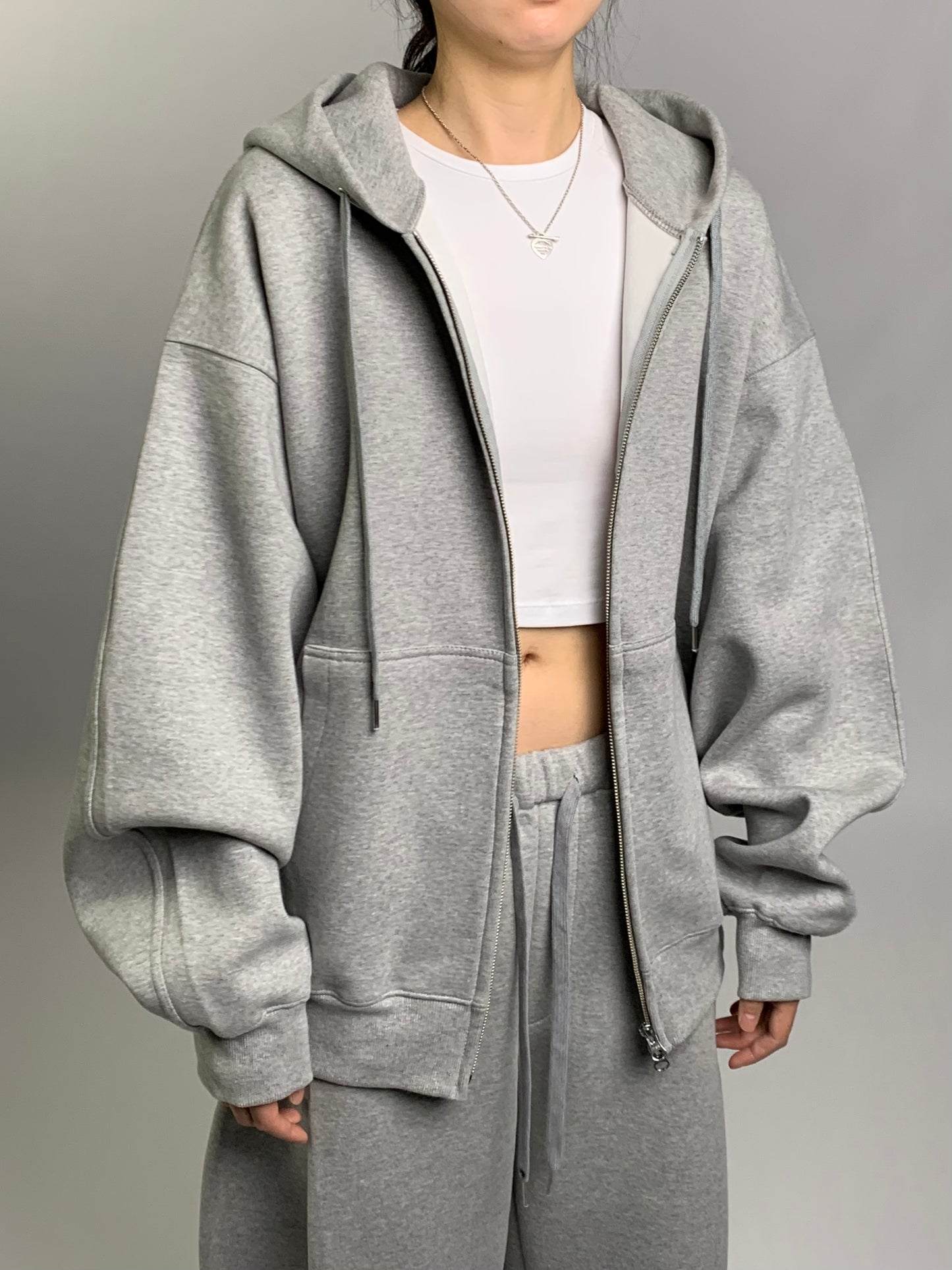 HEAVY DOUBLE ZIP UP