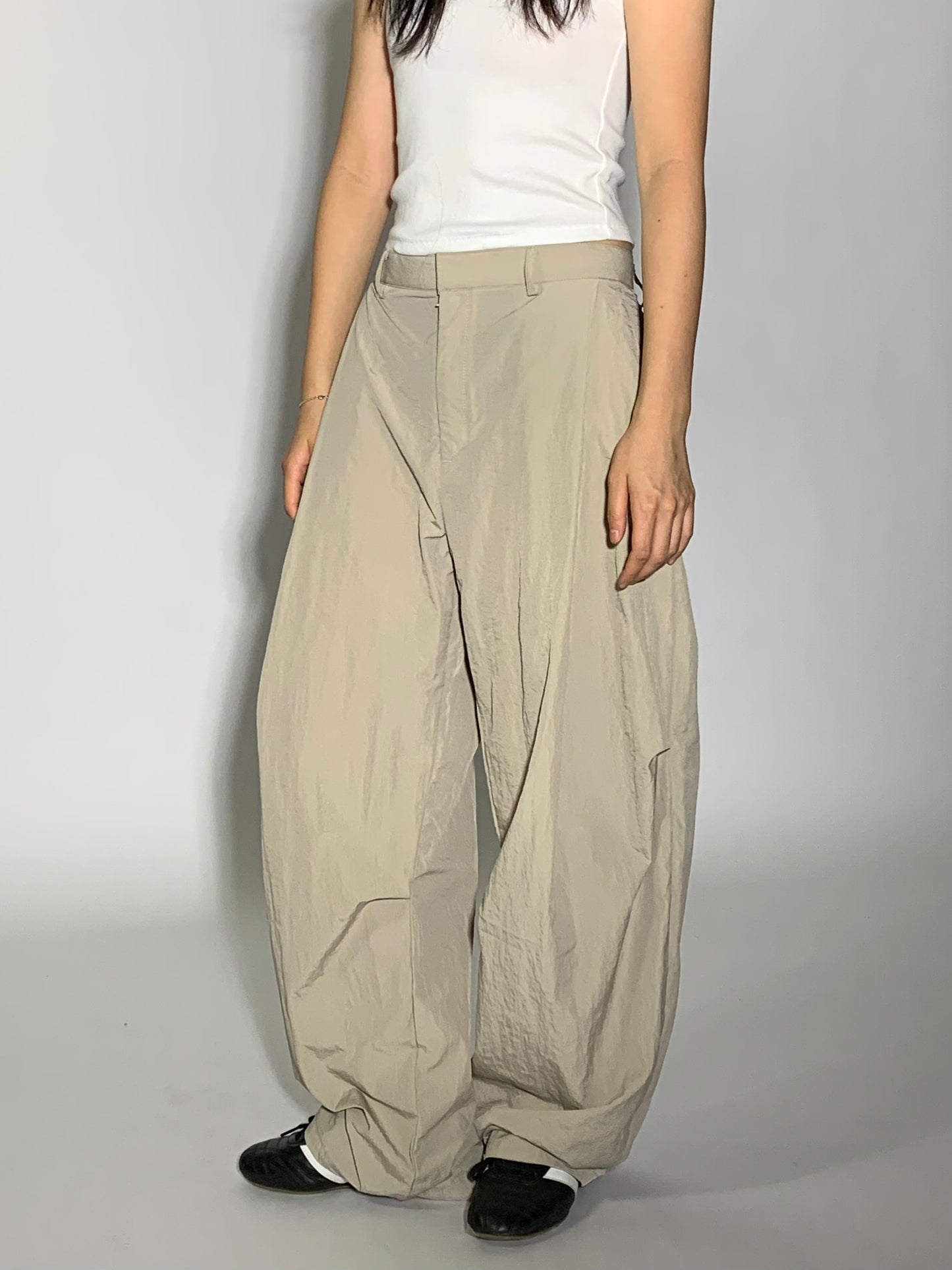 NYLON CURVE PANTS