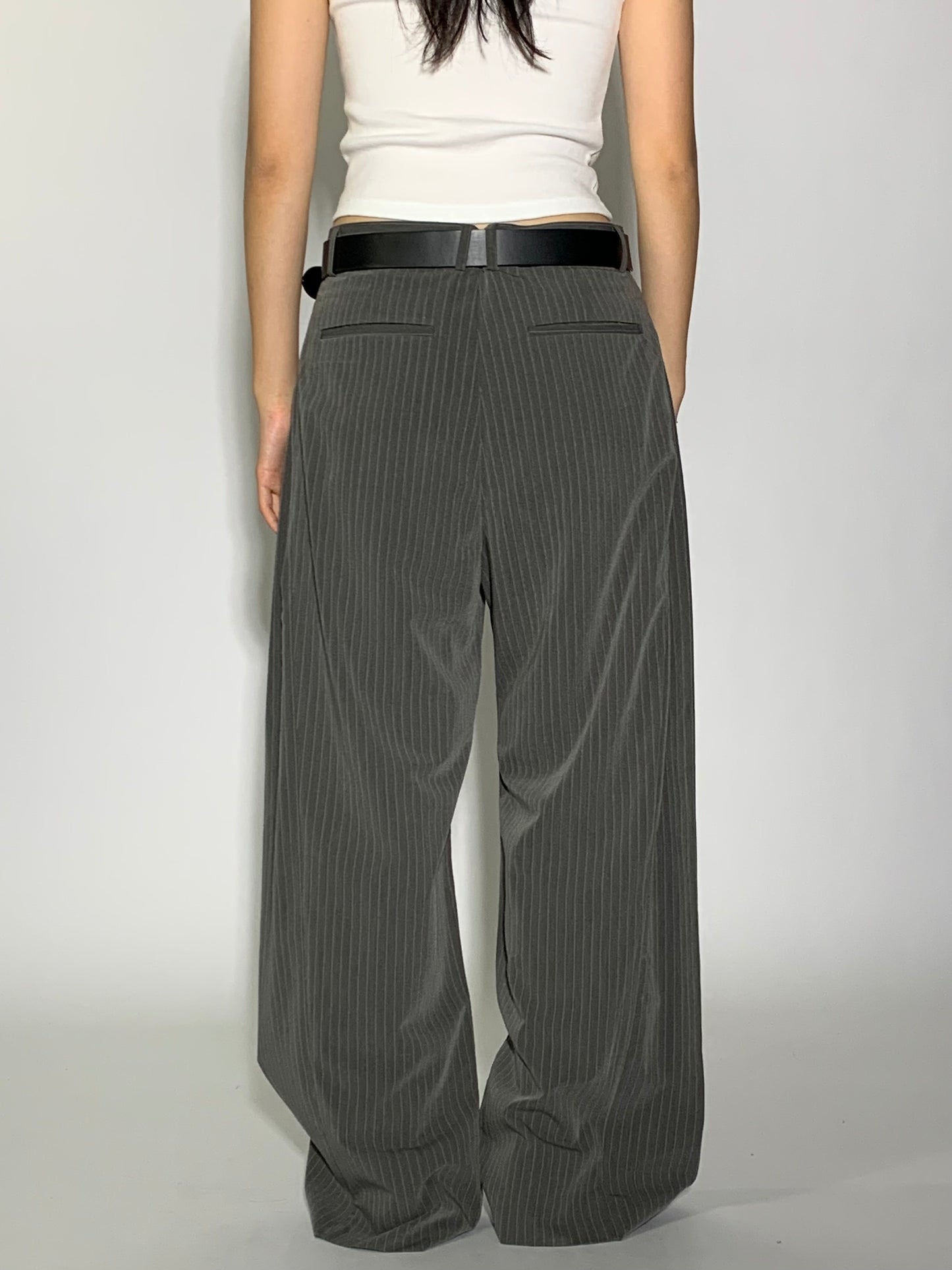 SIDE PLEATED SLACKS