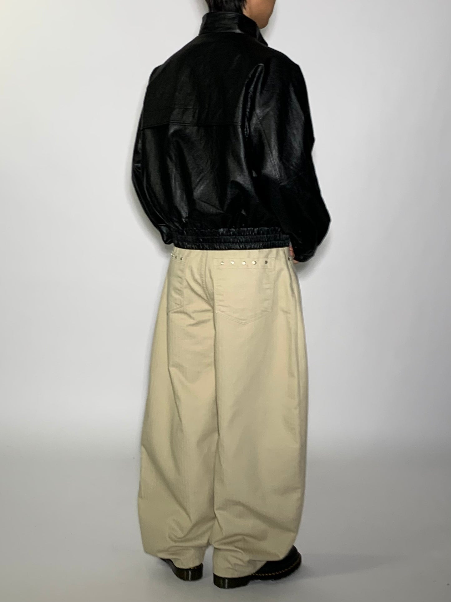 HERRINGBON STRIPE DENIM