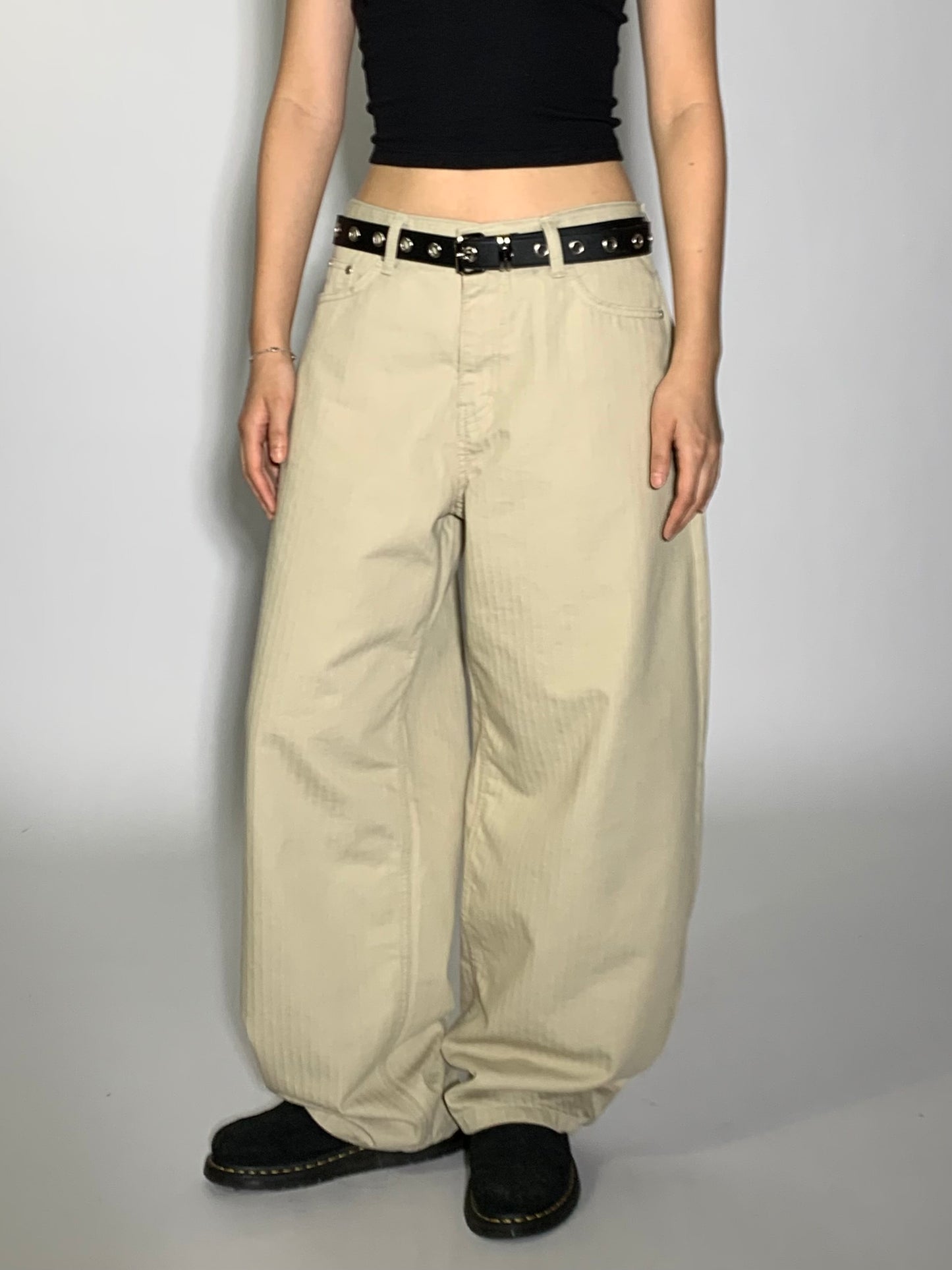 HERRINGBON STRIPE DENIM