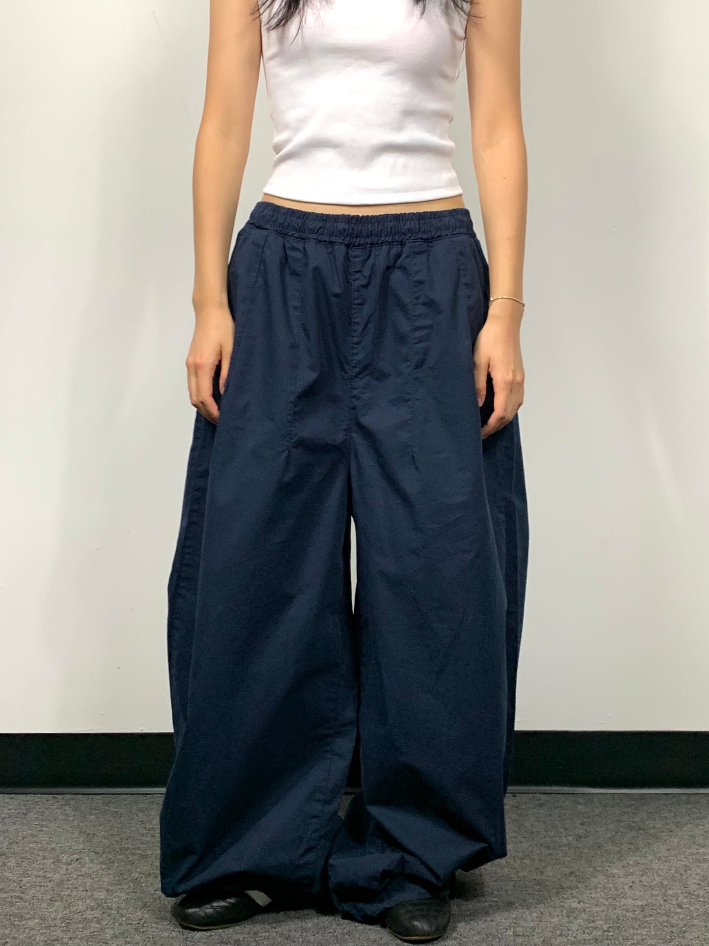 EASY COTTON WIDE PANTS