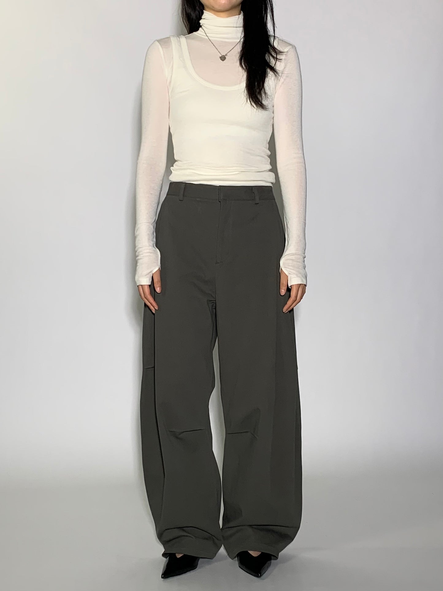 COTTON CURVE PANTS