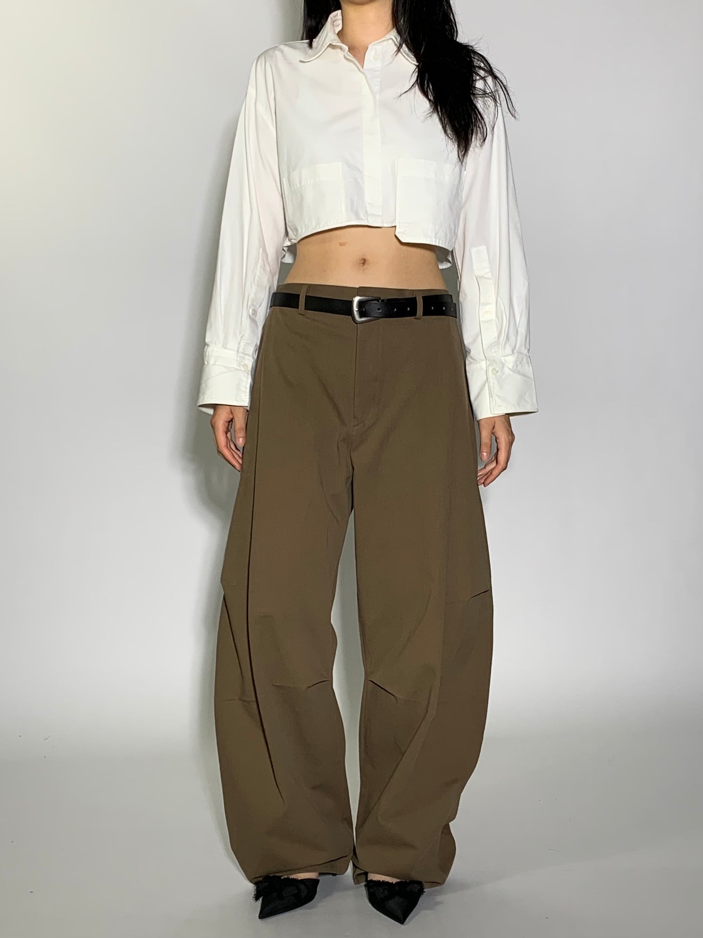 COTTON CURVE PANTS