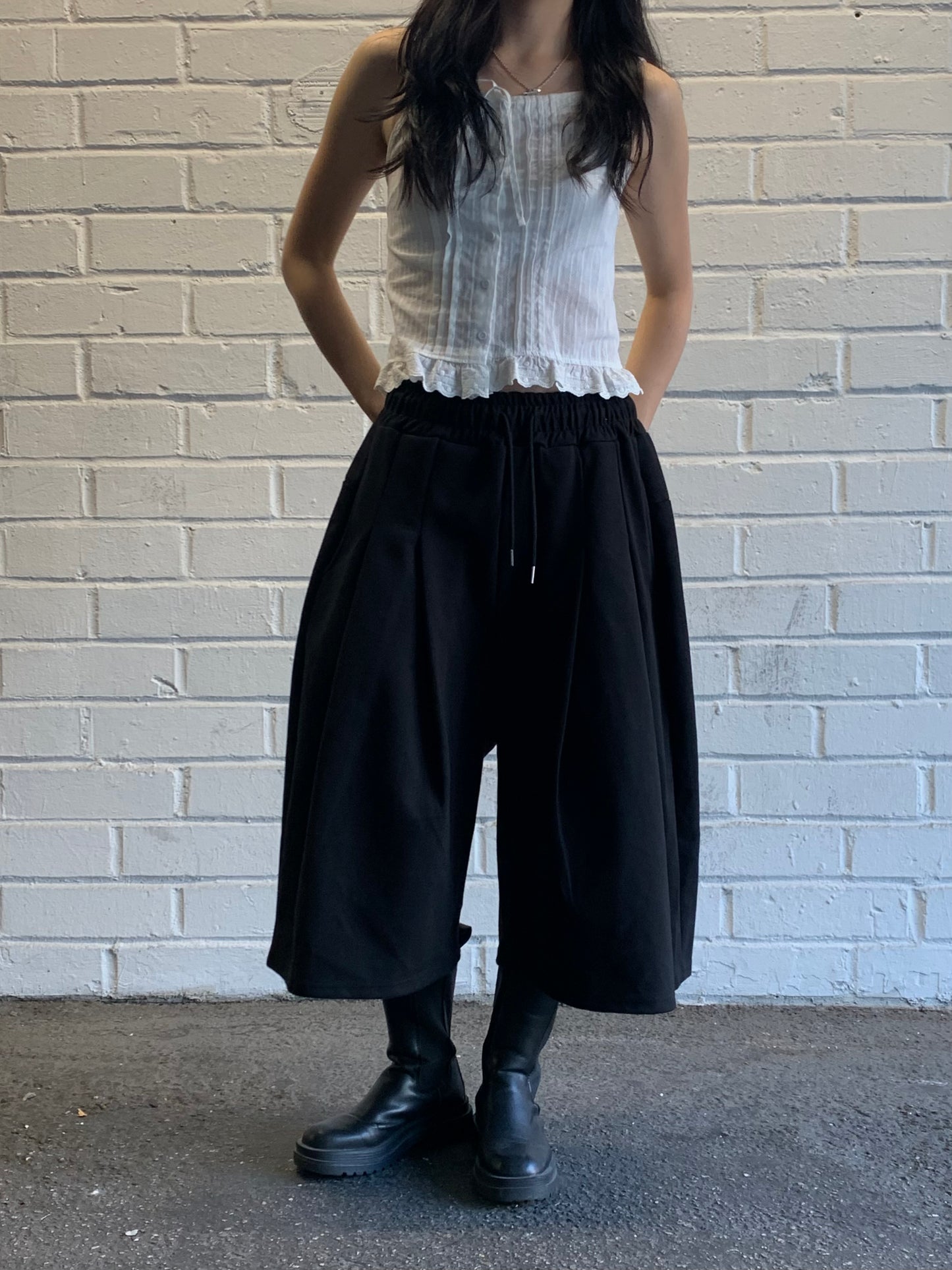 PINTUCK SHORTS
