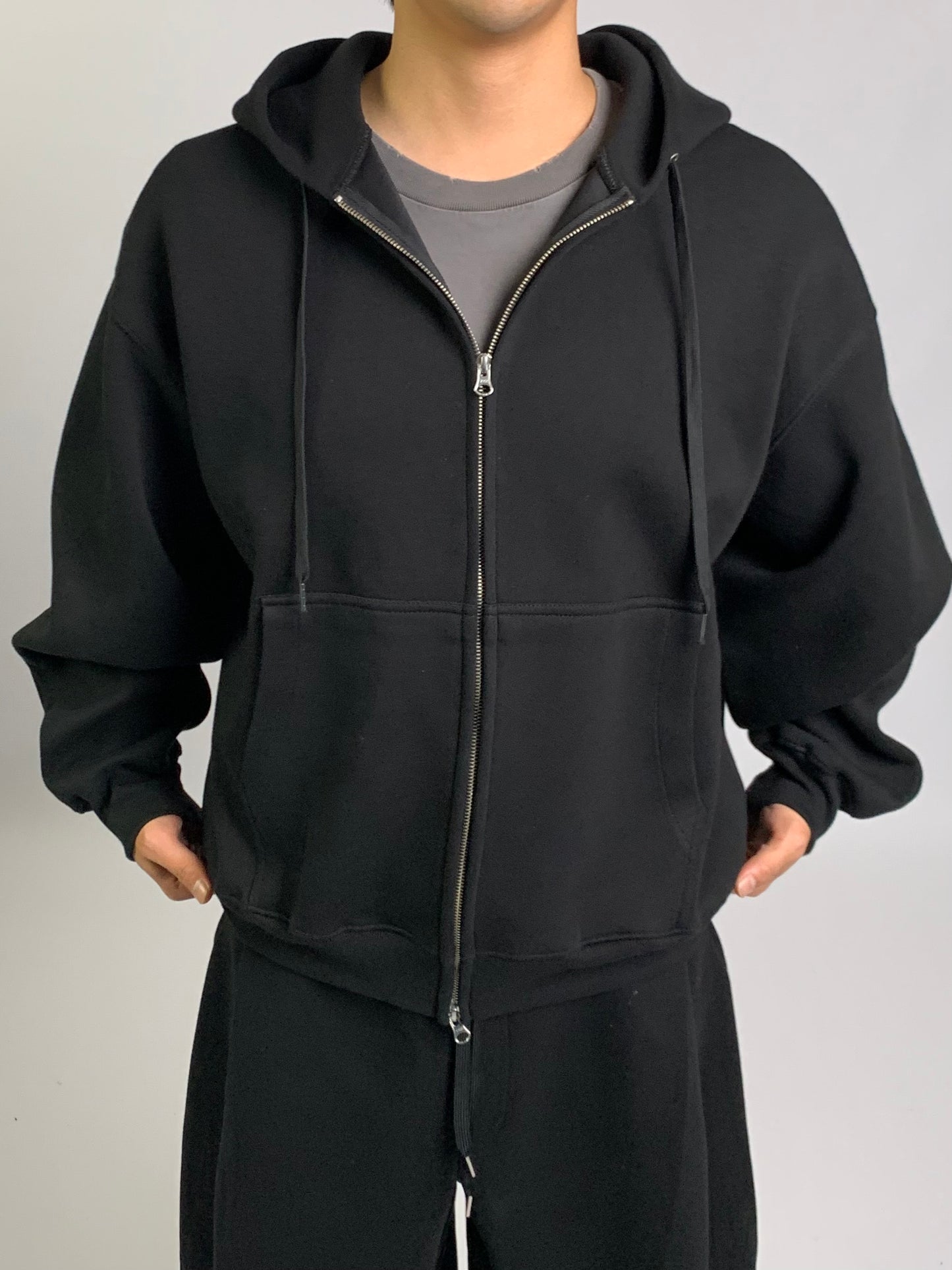HEAVY DOUBLE ZIP UP