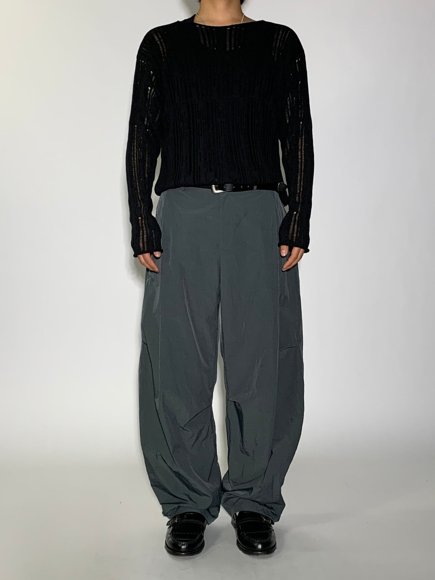 NYLON CURVE PANTS