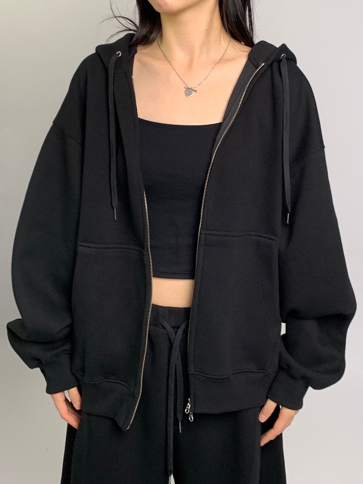 HEAVY DOUBLE ZIP UP