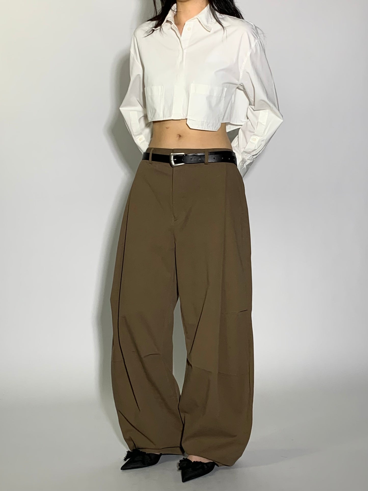 COTTON CURVE PANTS