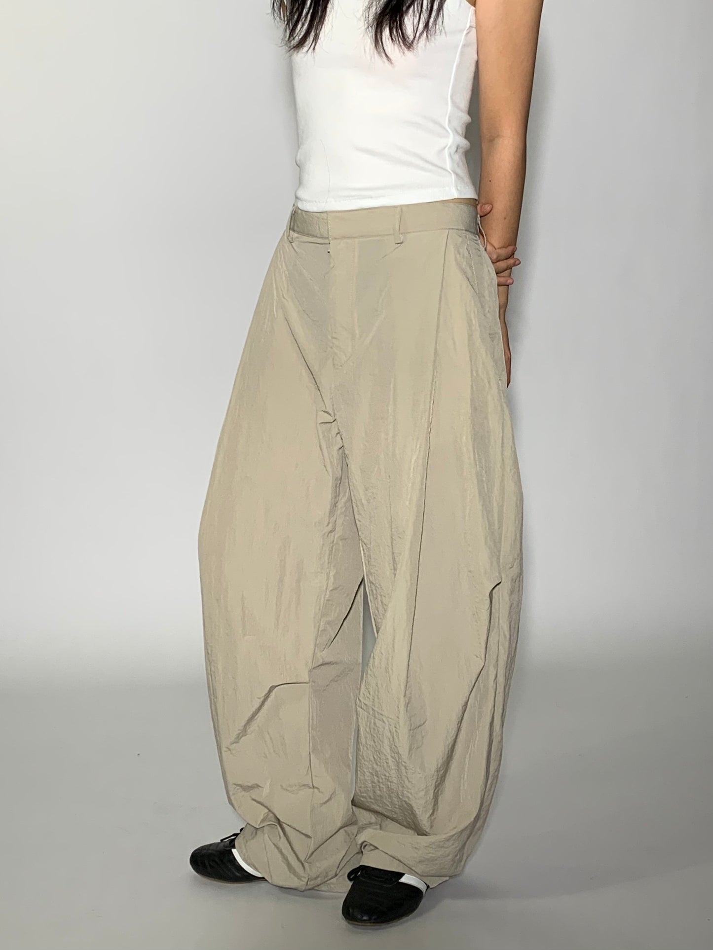 NYLON CURVE PANTS