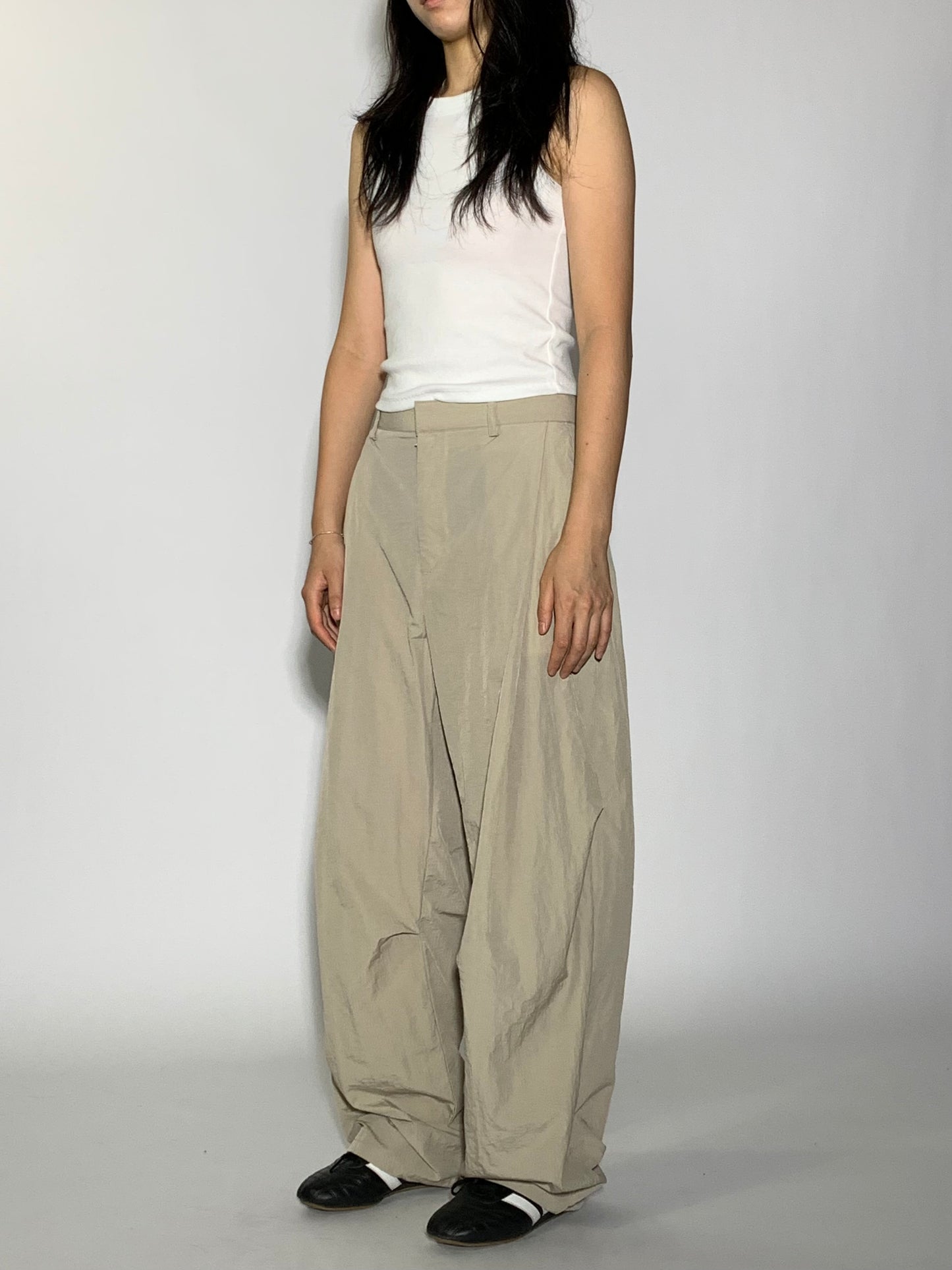 NYLON CURVE PANTS