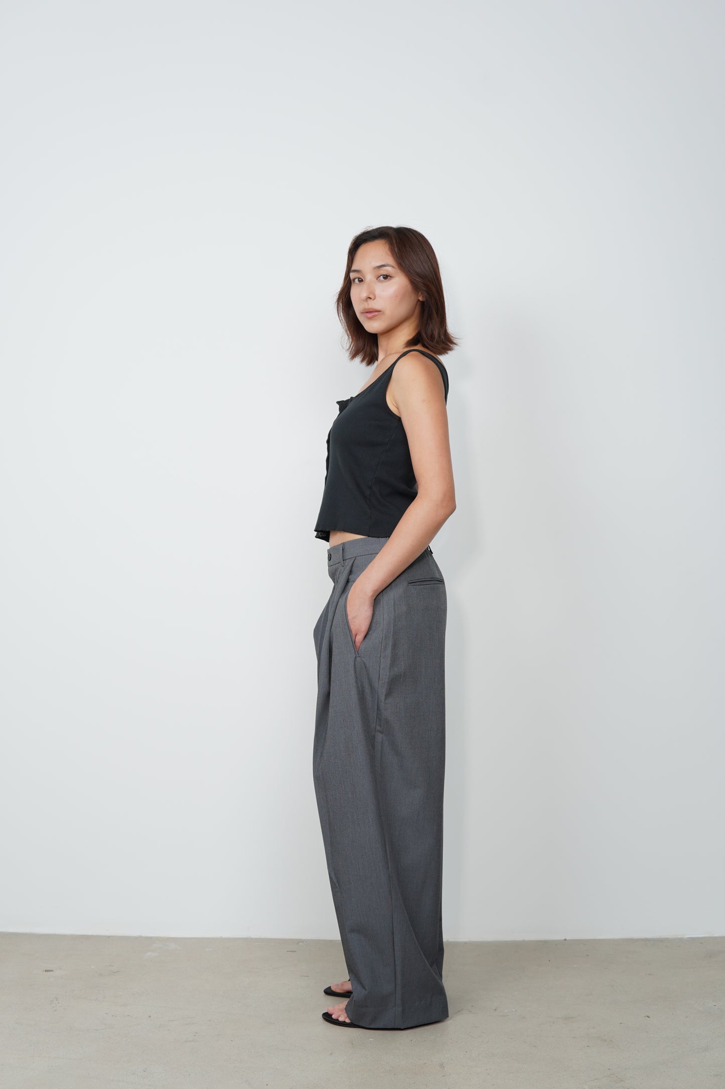 BASIC WIDE SLACKS