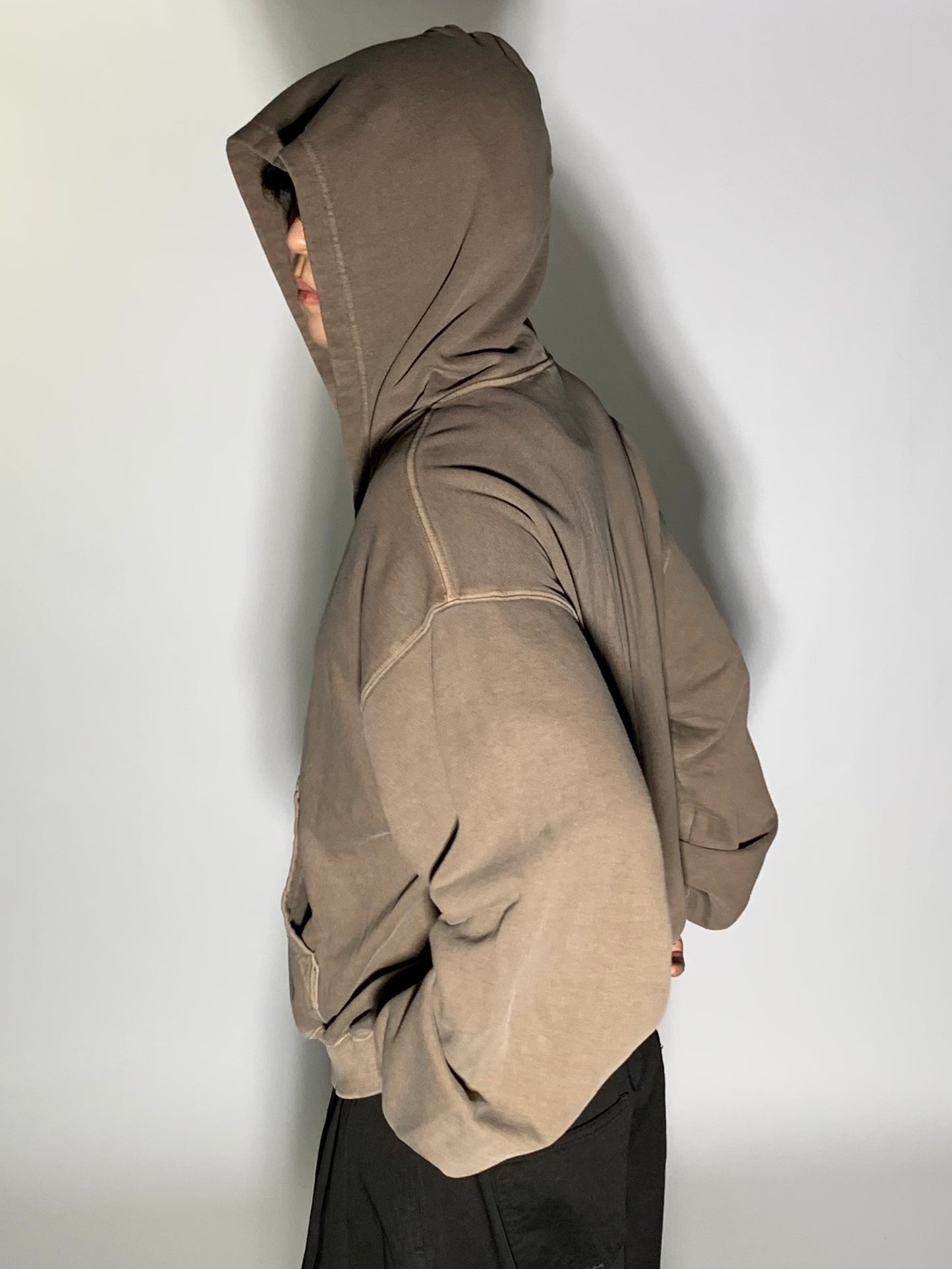 WASHED CROP ZIP UP