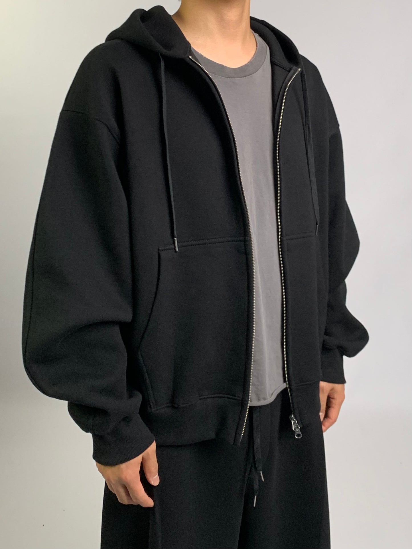 HEAVY DOUBLE ZIP UP
