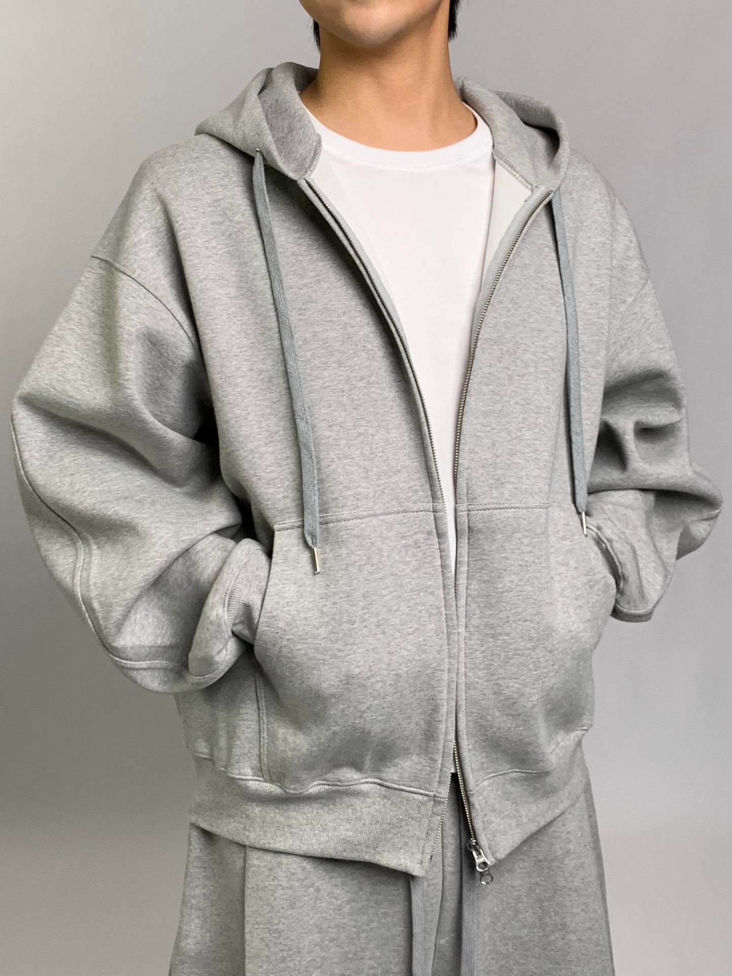 HEAVY DOUBLE ZIP UP