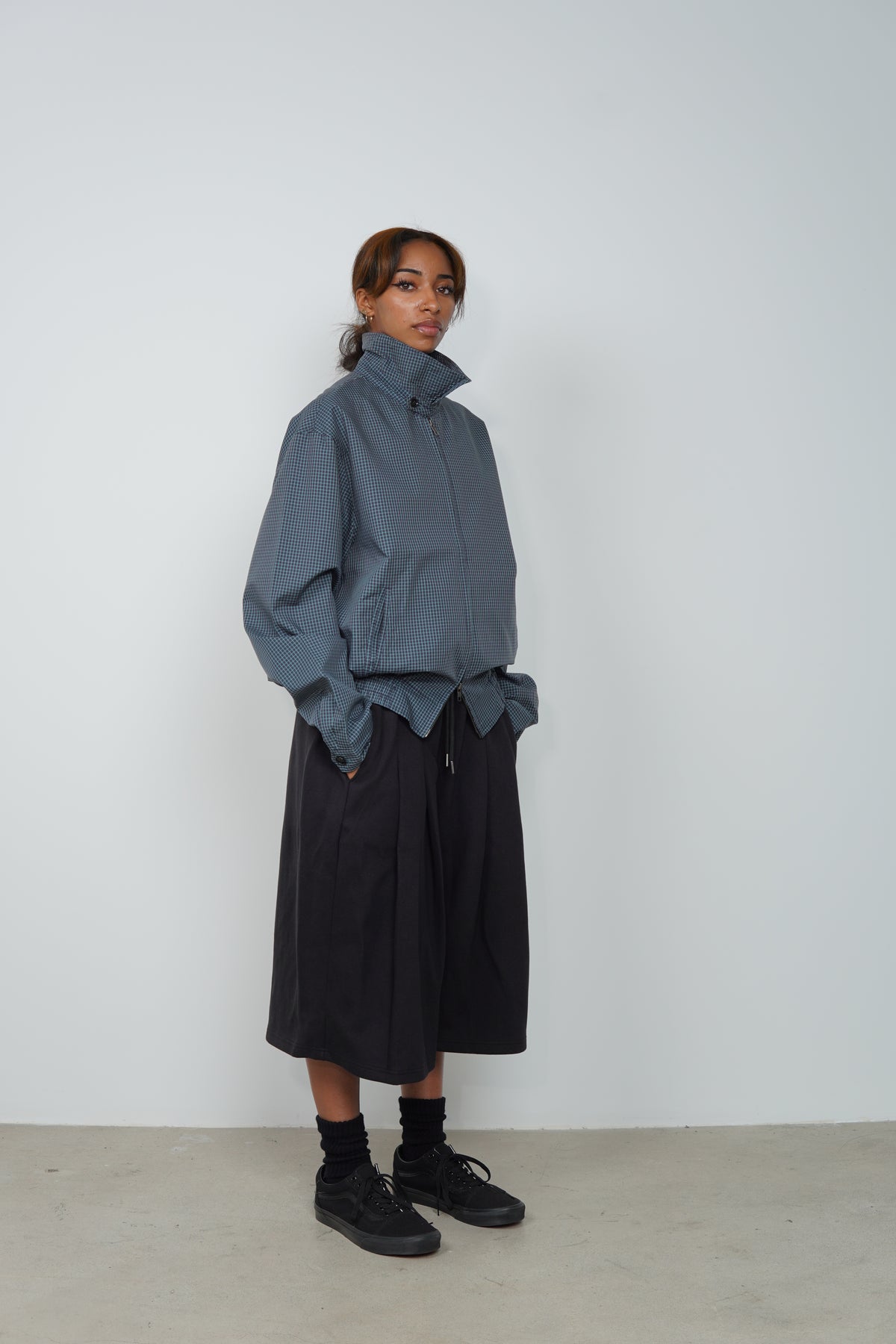 GRID CHECK BLOUSON