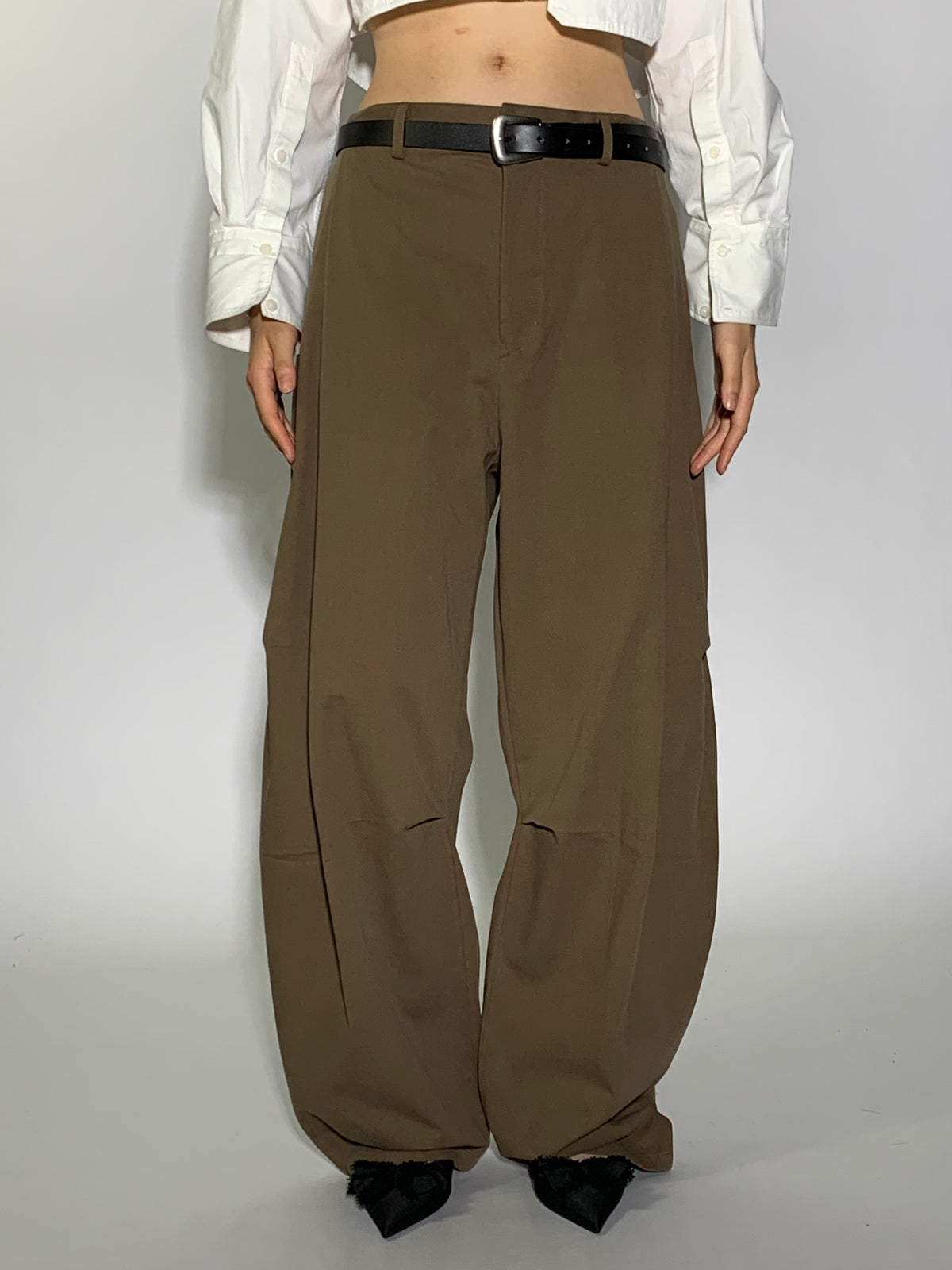 COTTON CURVE PANTS