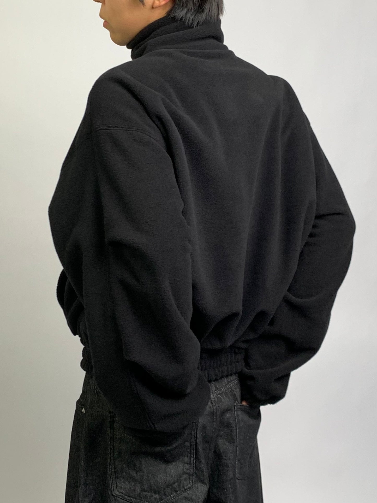 OVERSIZED FLEECE ZIP UP