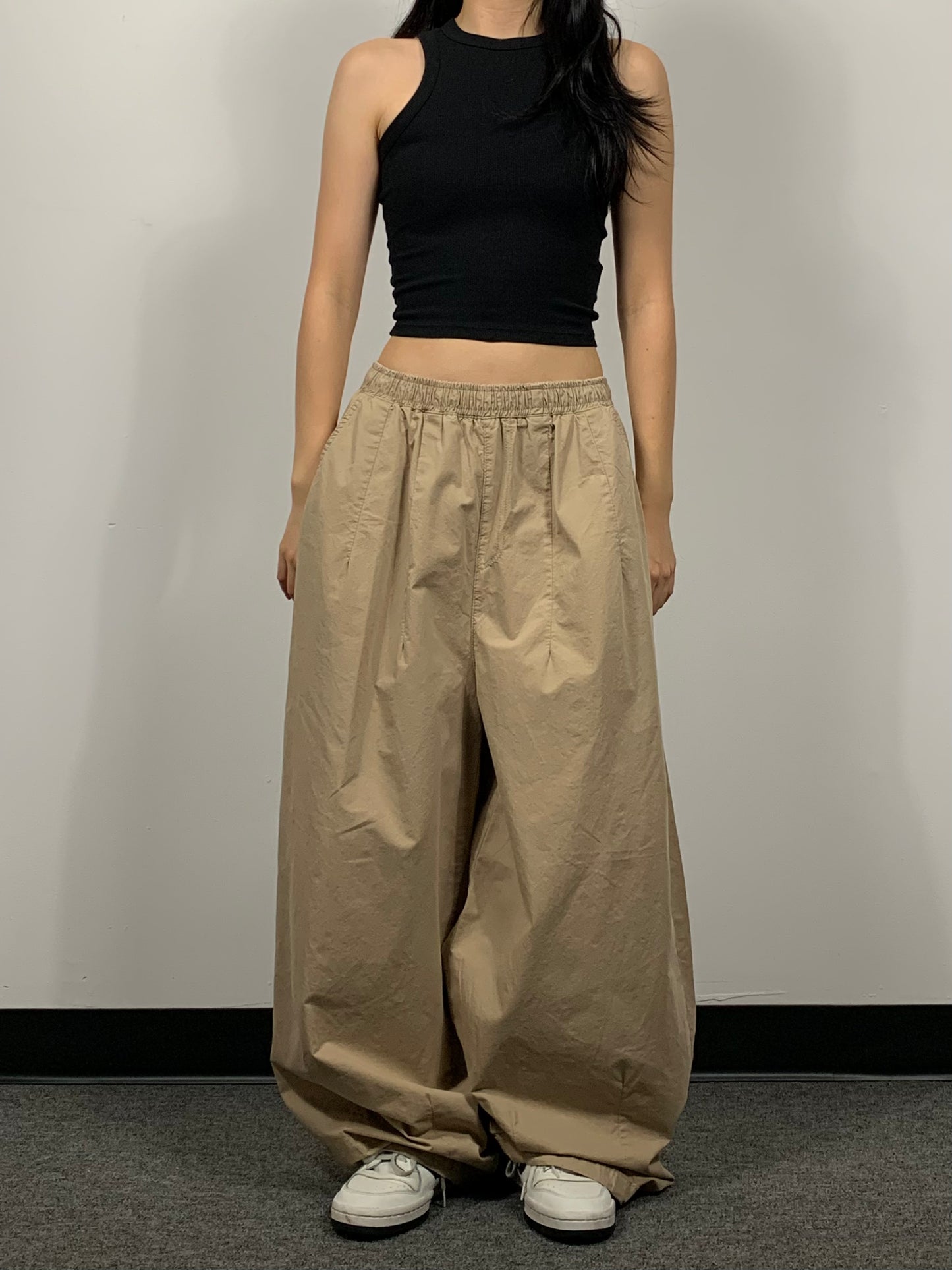 EASY COTTON WIDE PANTS