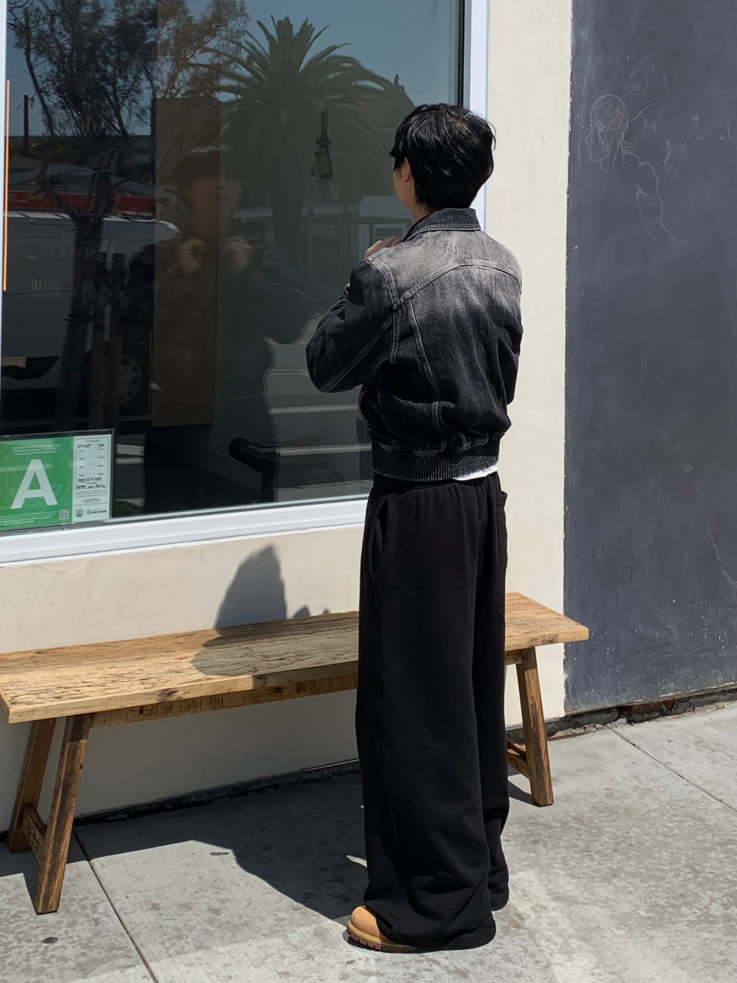 BASIC WIDE SWEATPANTS