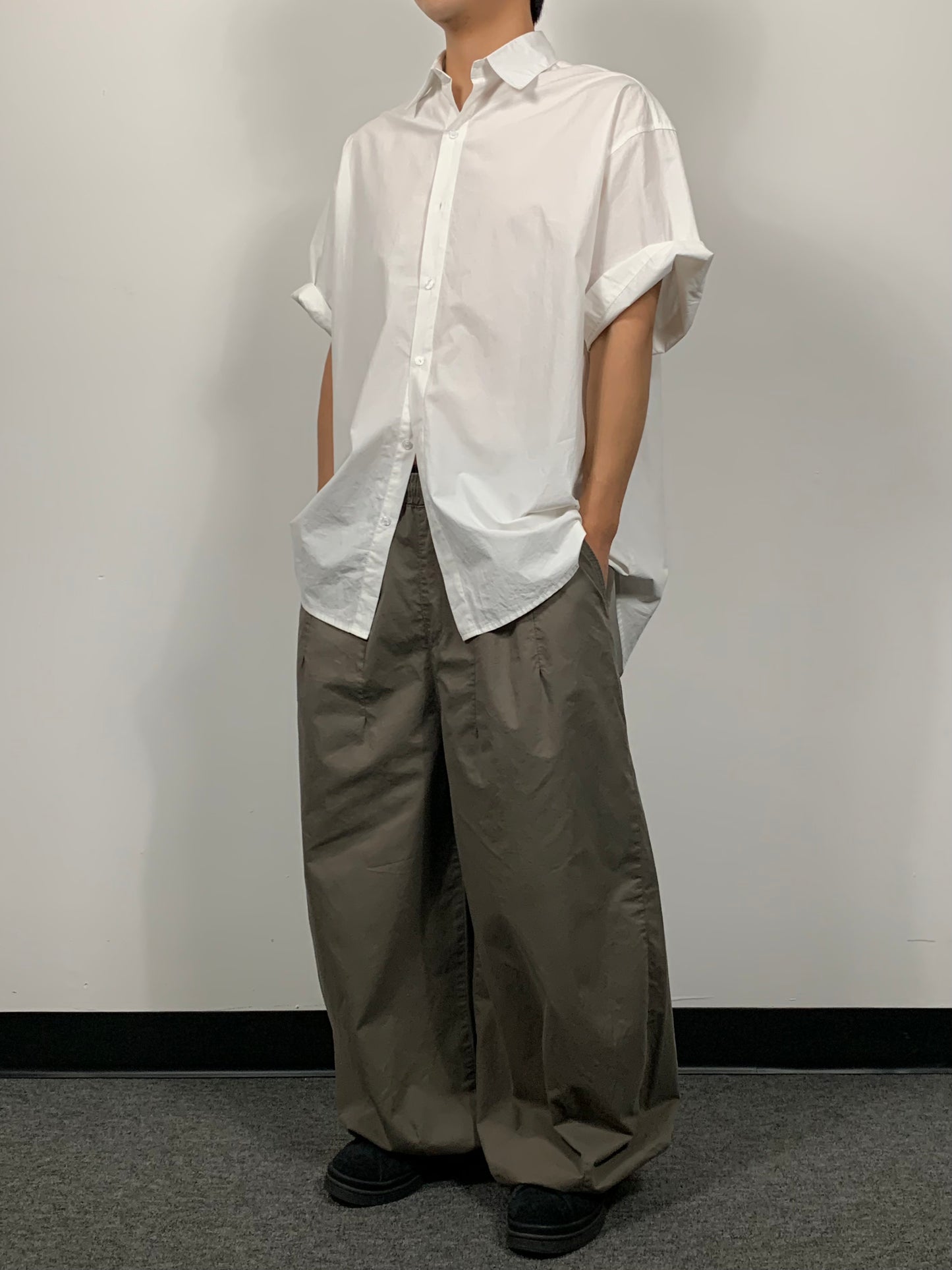 EASY COTTON WIDE PANTS