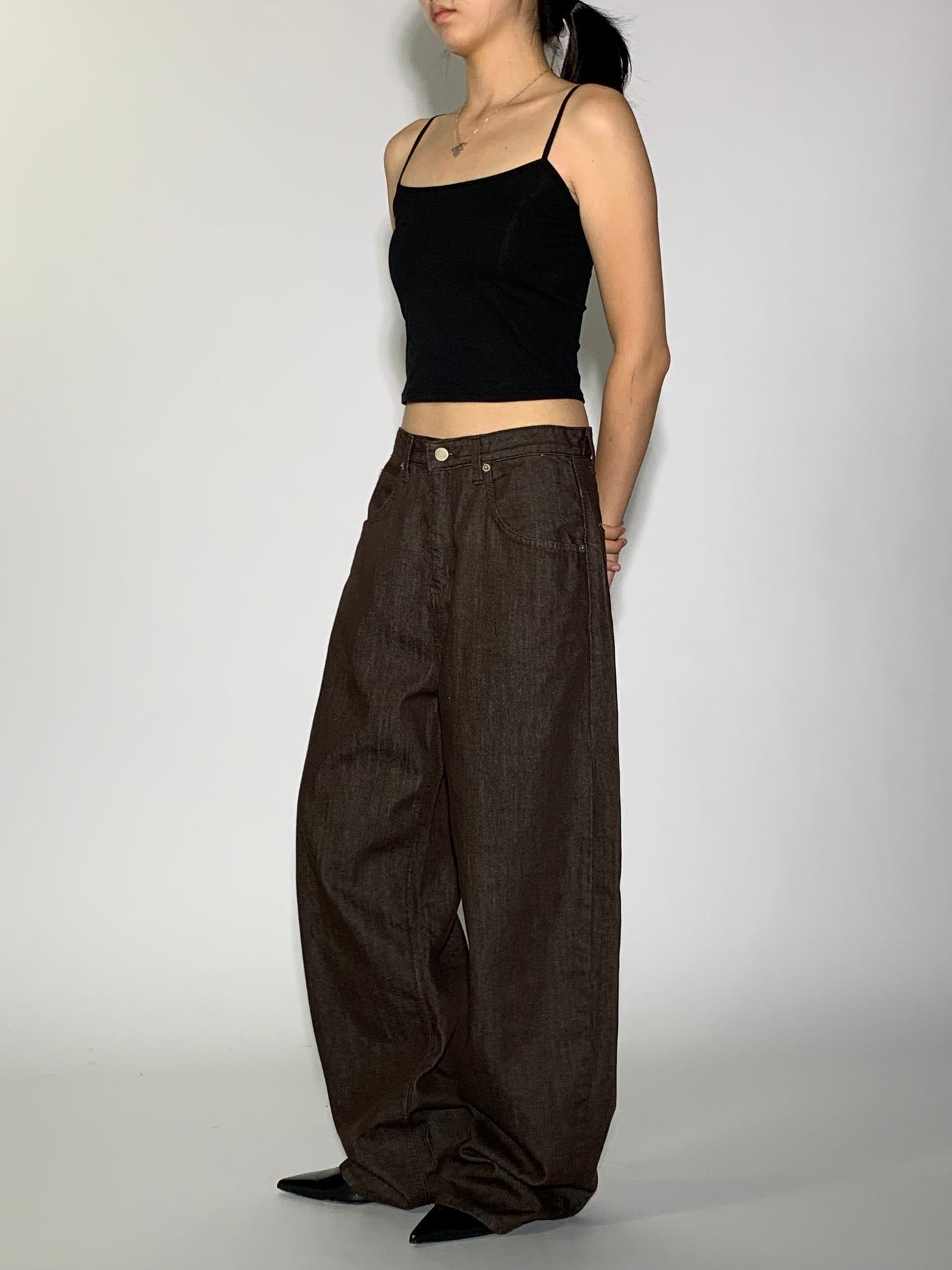 BROWN NON FADE SET - DENIM