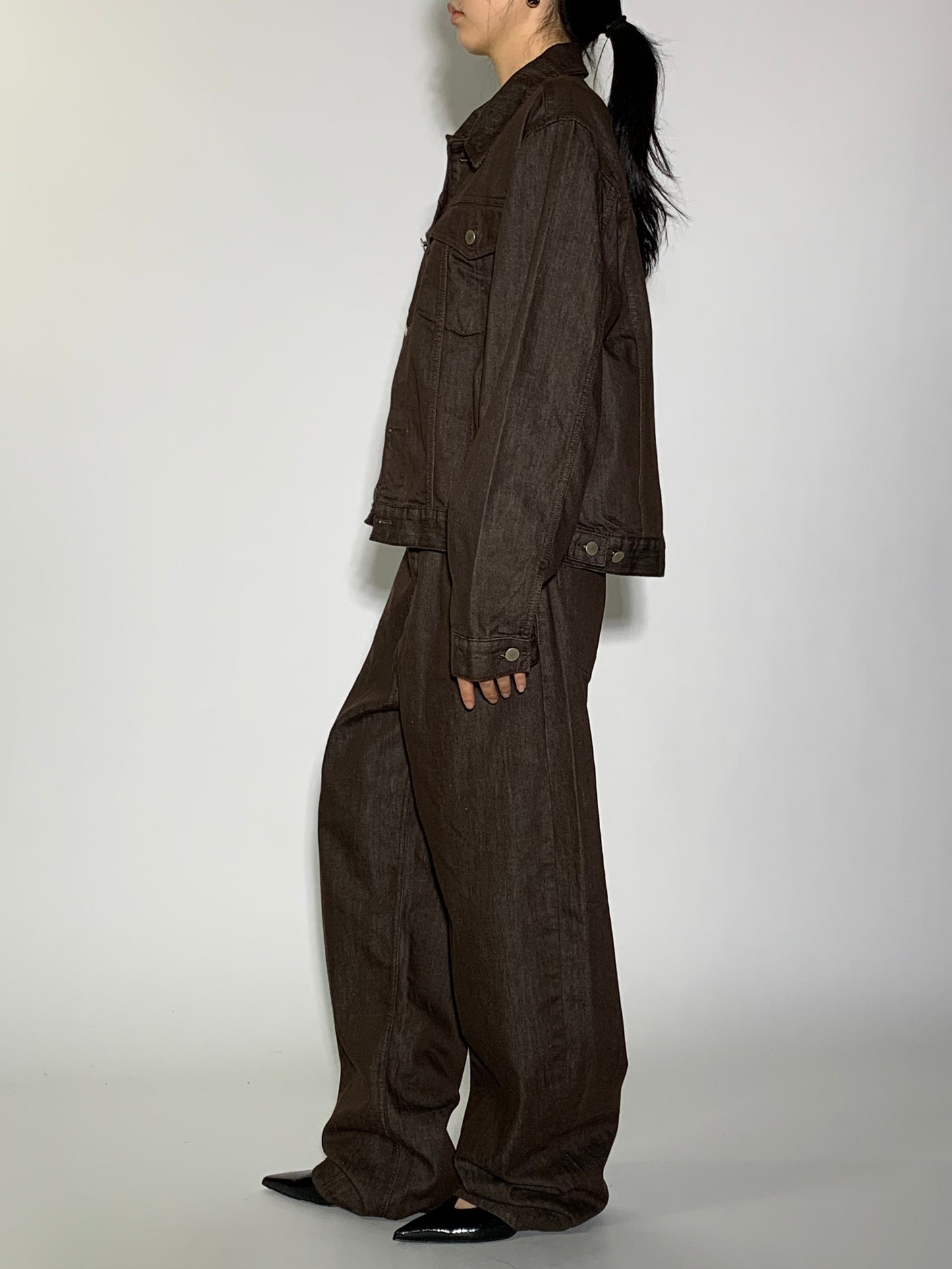 BROWN NON FADE SET - JACKET