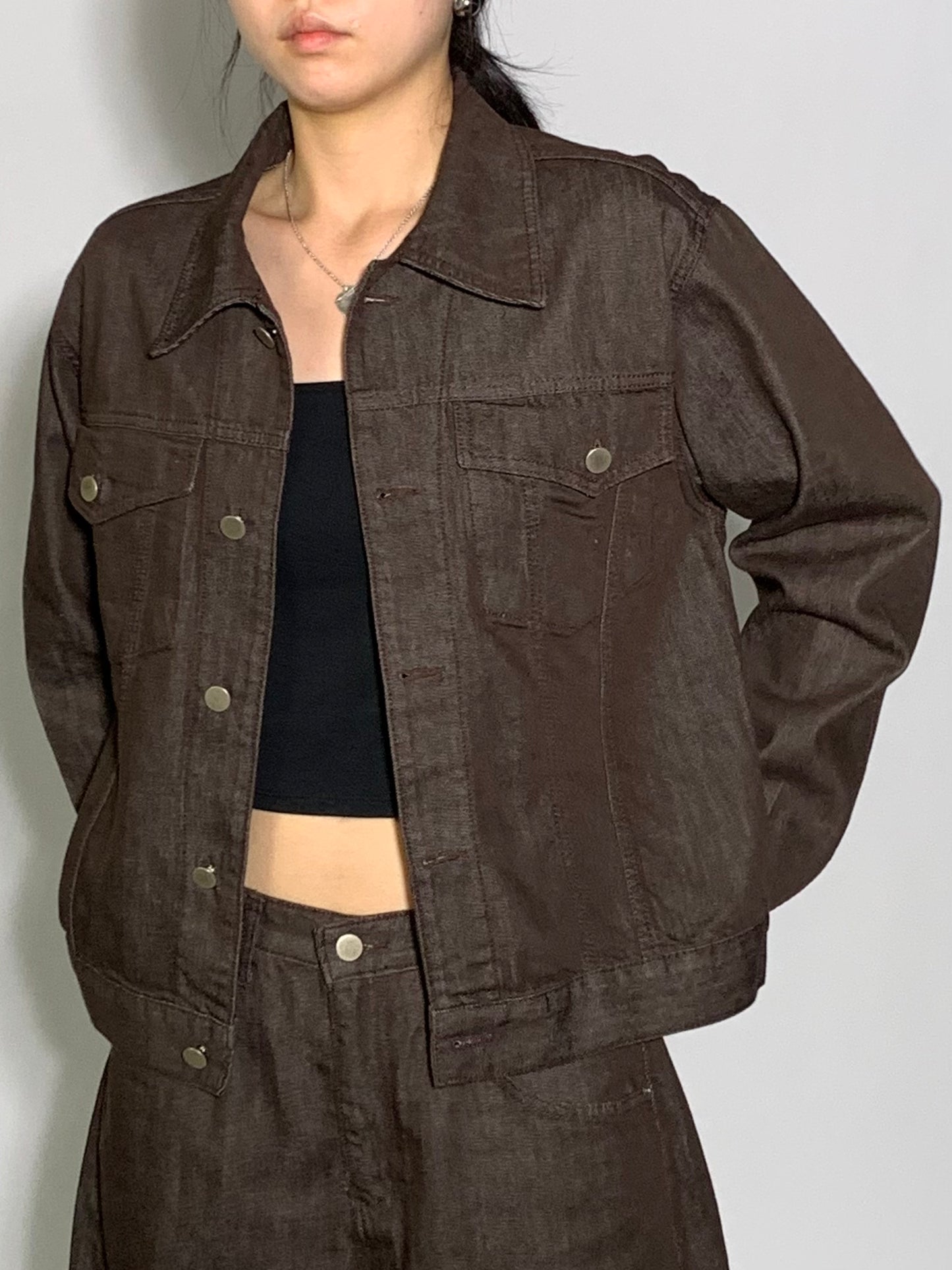 BROWN NON FADE SET - JACKET