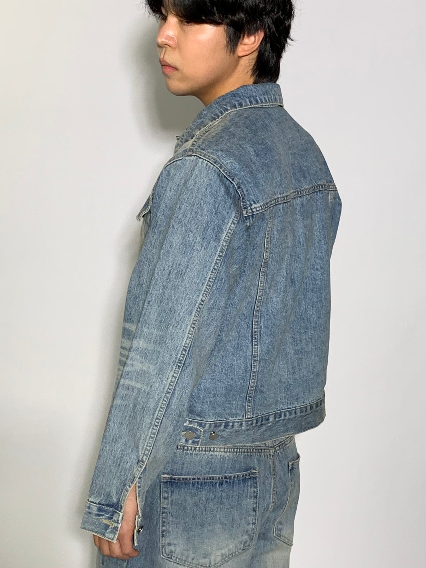 WASHED DENIM SET - JACKET