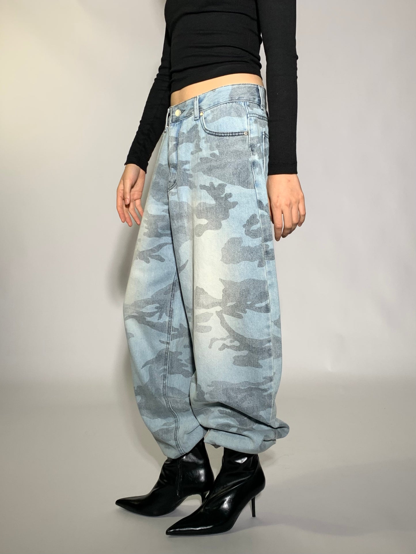 CAMO BRUSH DENIM