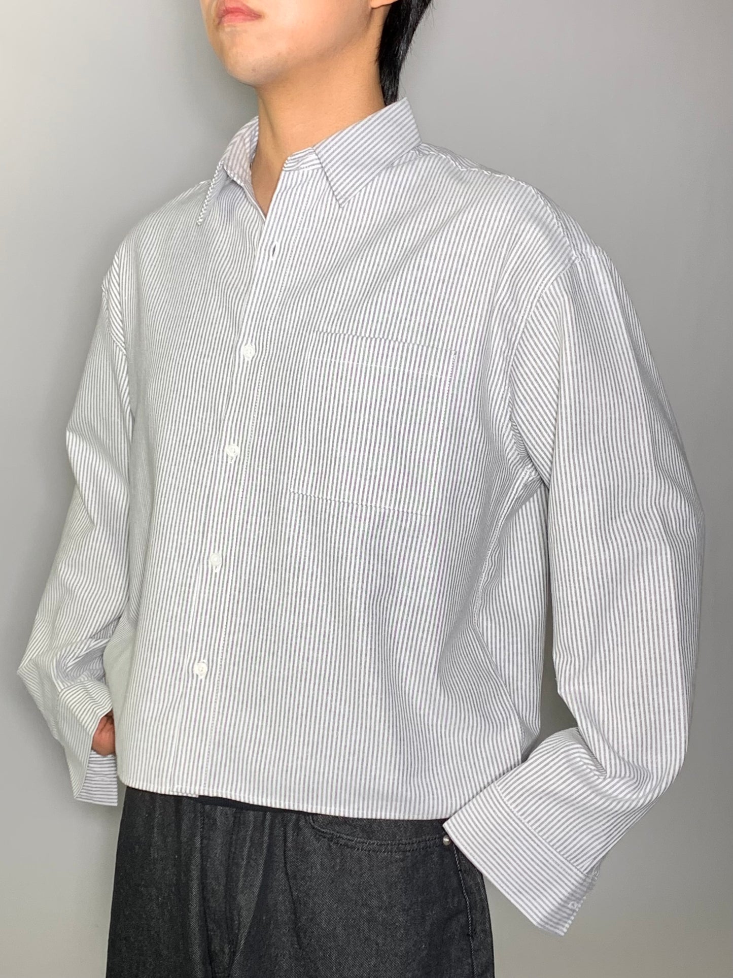 OXFORD CROP SHIRT