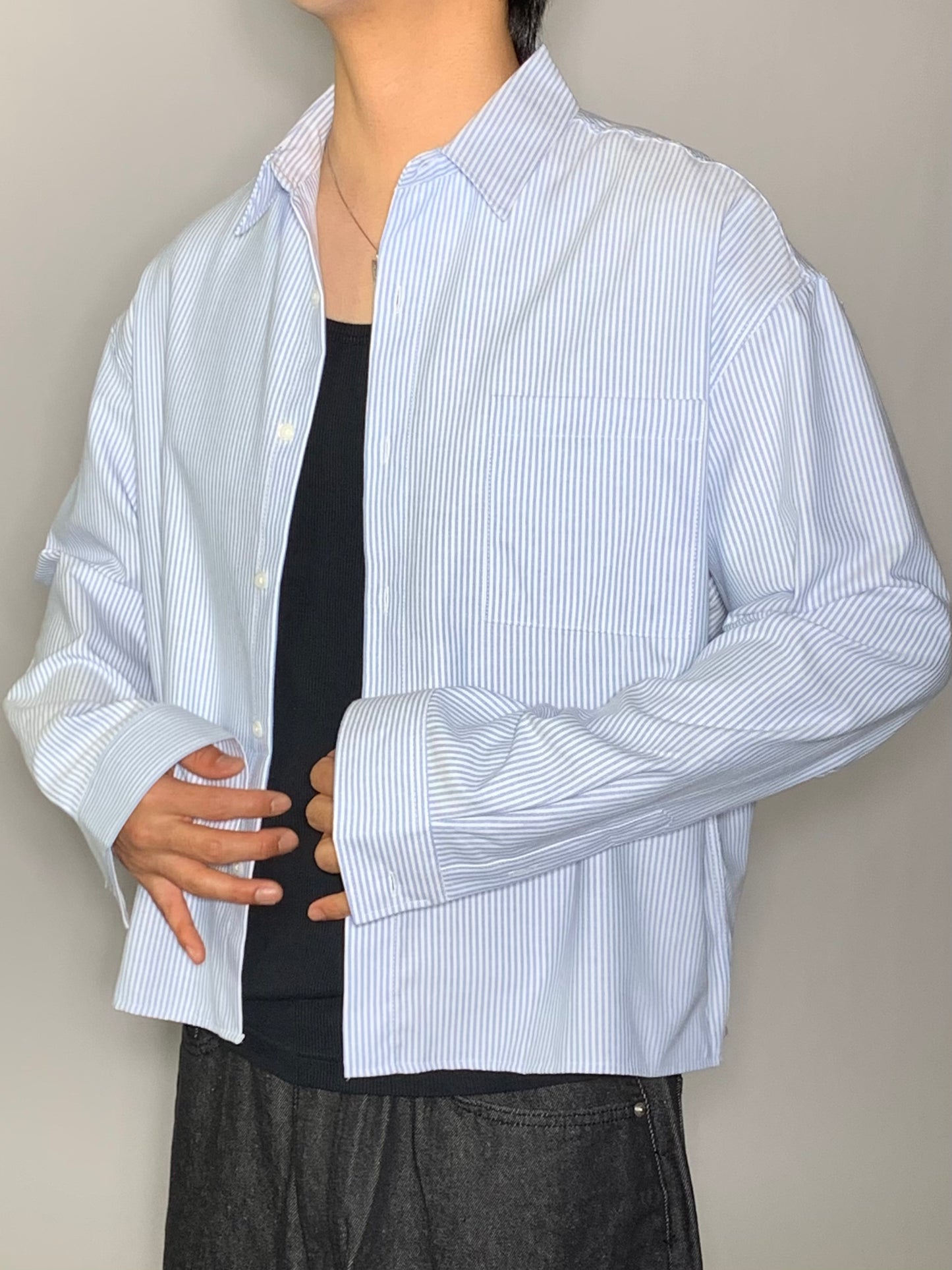 OXFORD CROP SHIRT