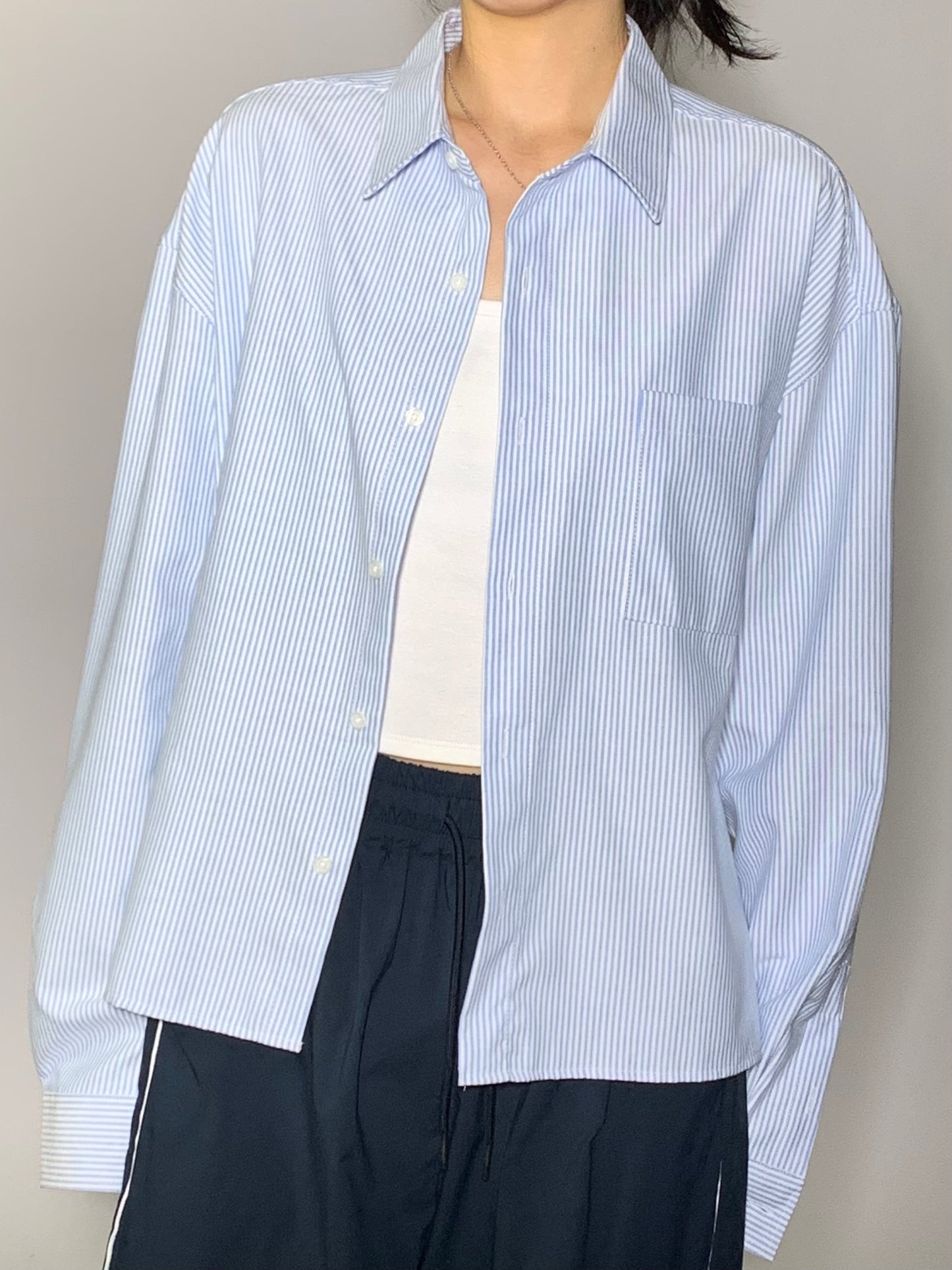 OXFORD CROP SHIRT