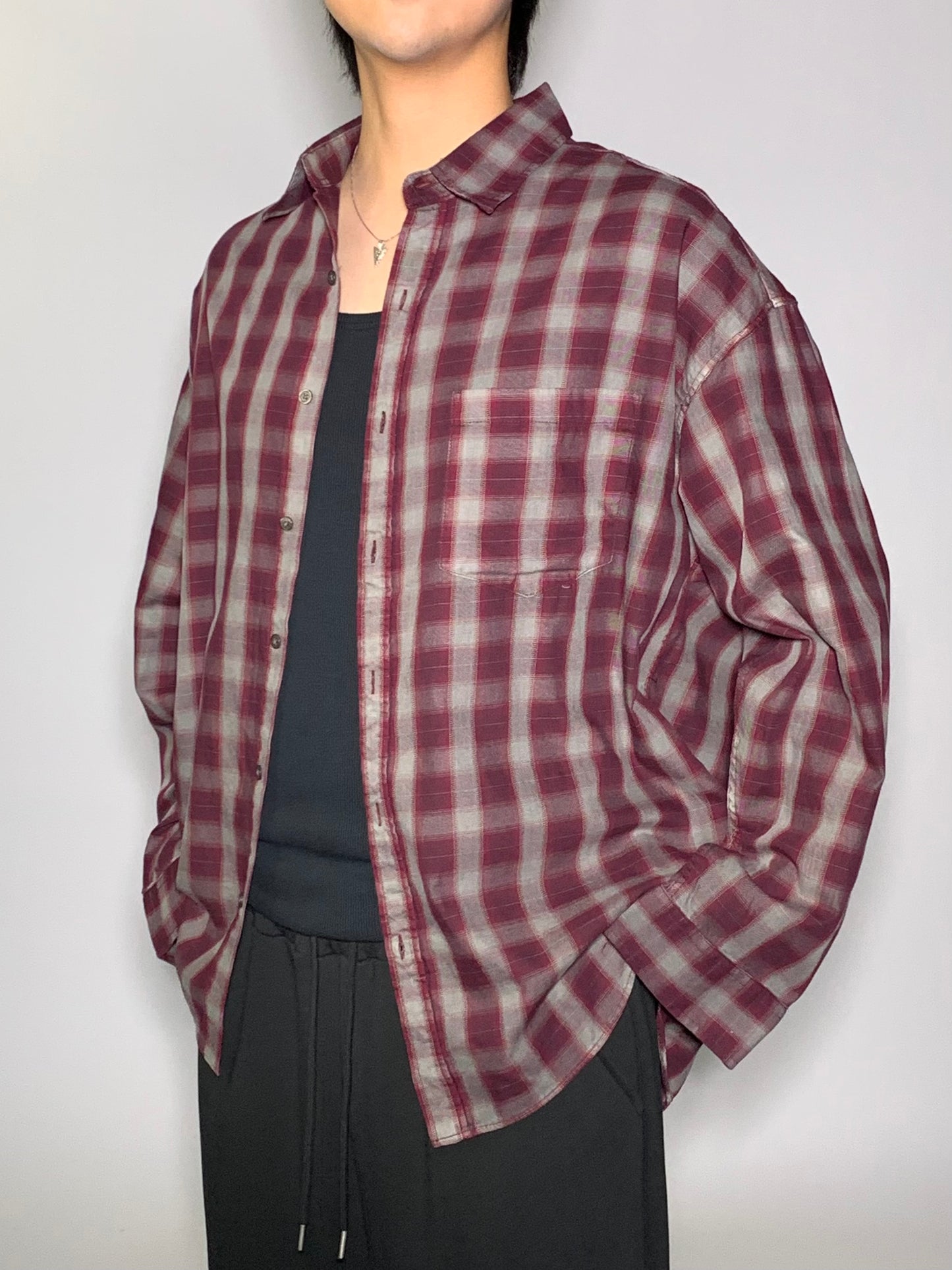 OVERSIZED CHECK SHIRT