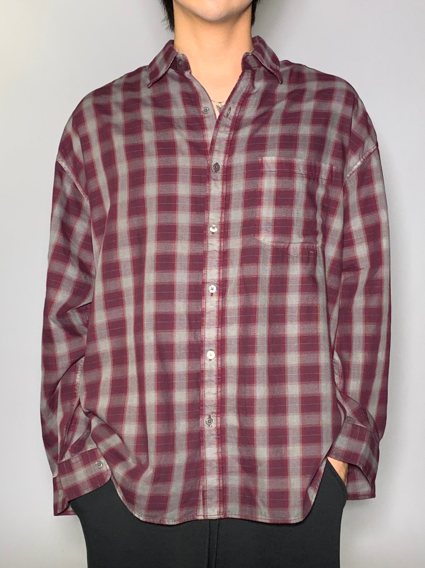 OVERSIZED CHECK SHIRT