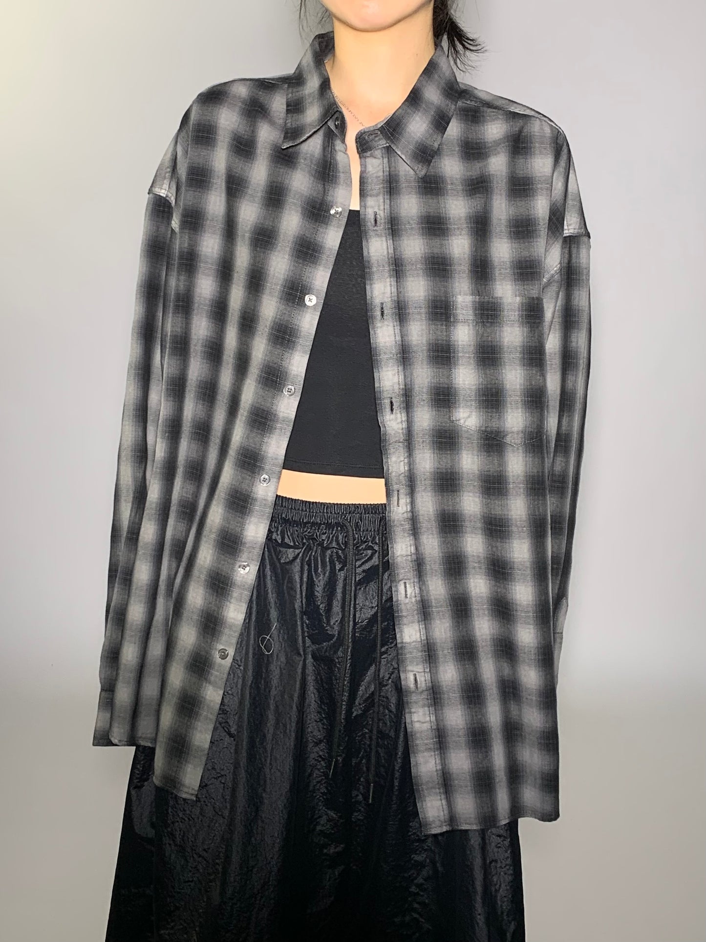 OVERSIZED CHECK SHIRT