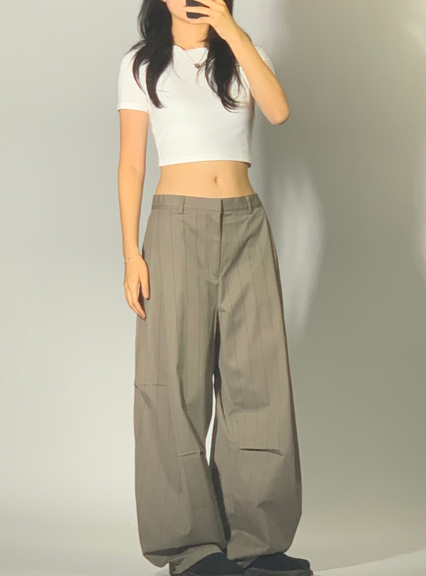LIAN STRIPE CURVE PANTS