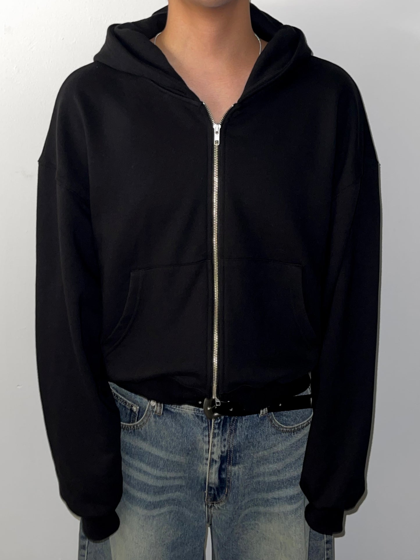 YKK CROP ZIP UP