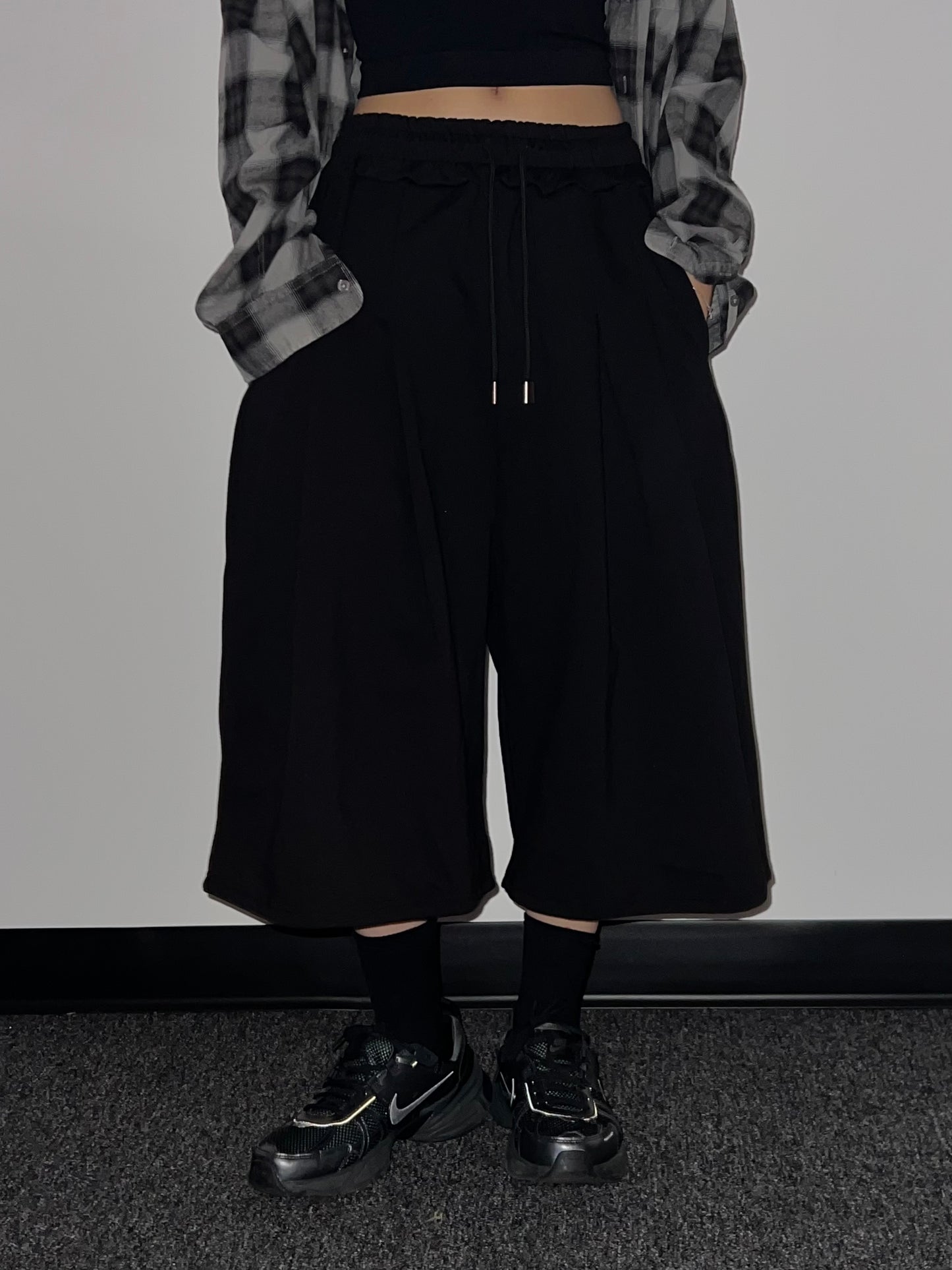 PINTUCK SHORTS