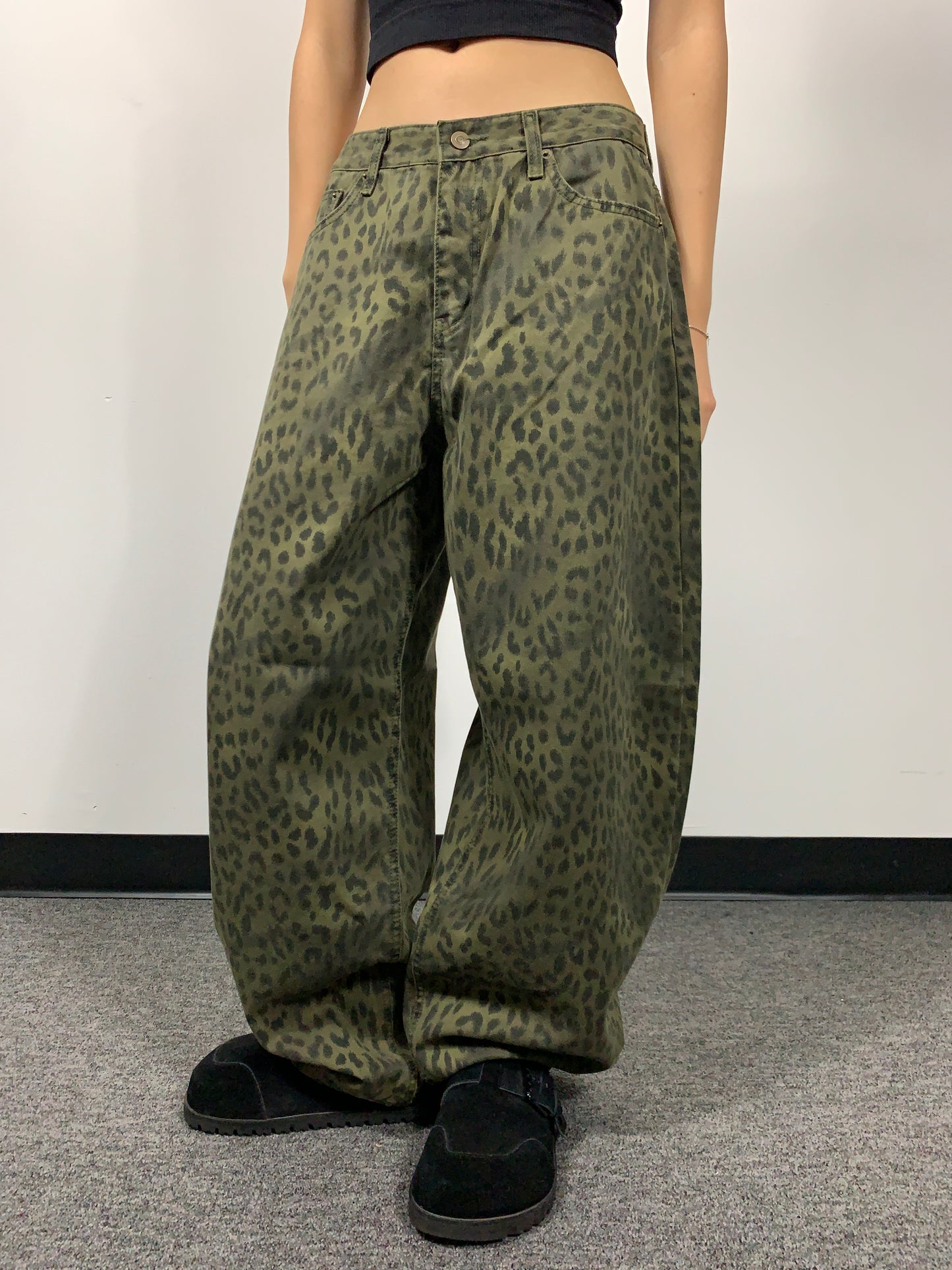 LEOPARD DENIM