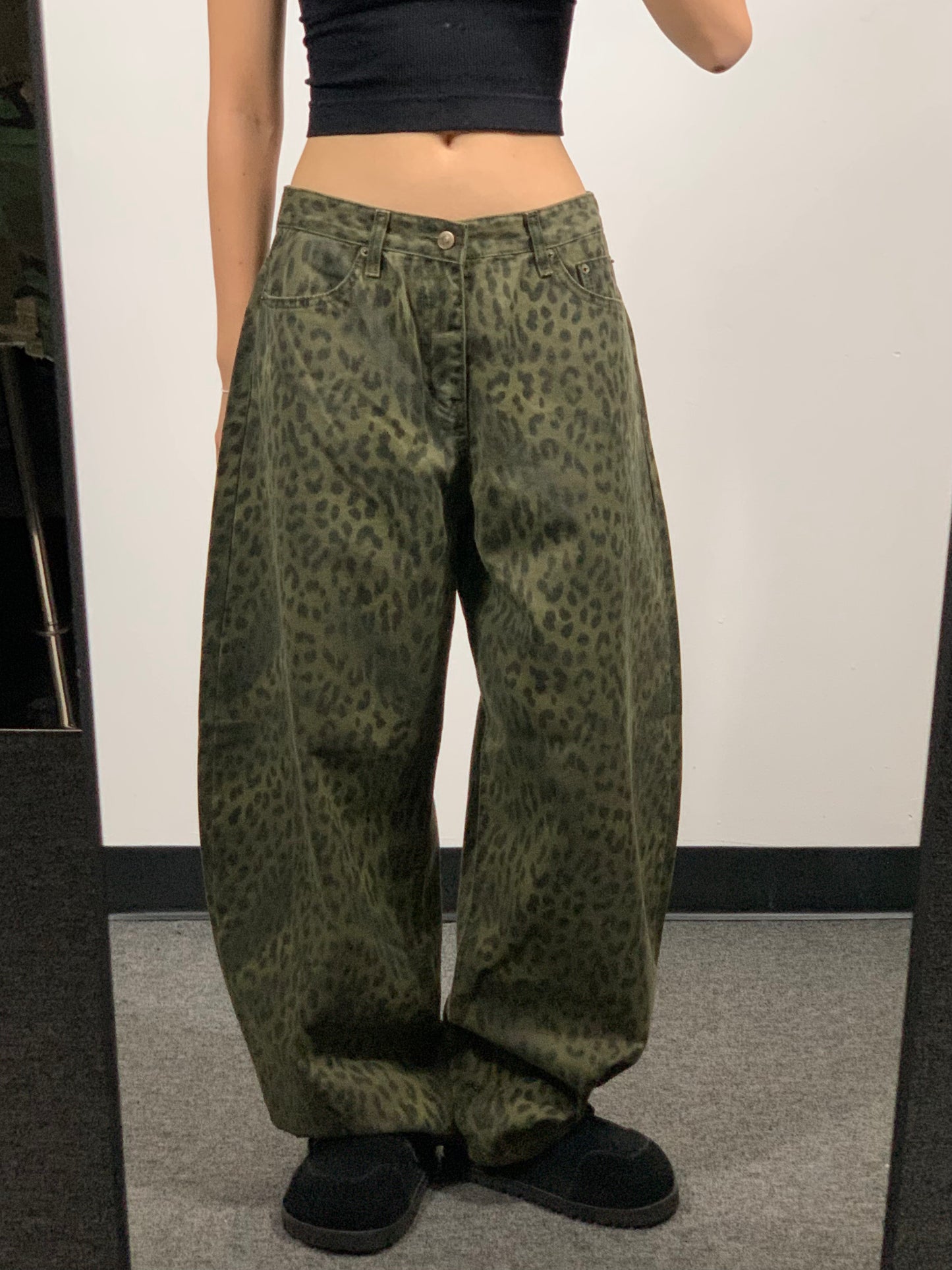 LEOPARD DENIM
