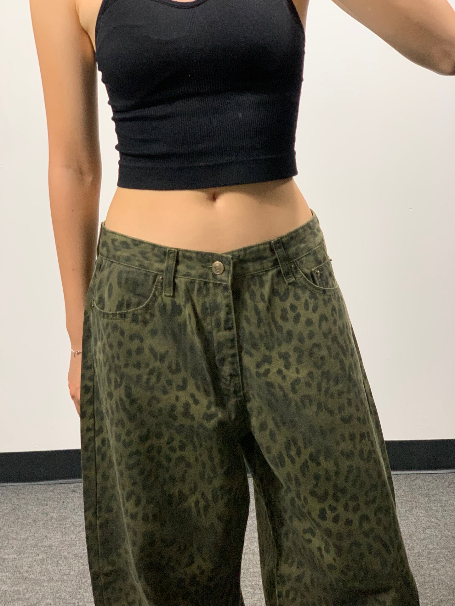 LEOPARD DENIM