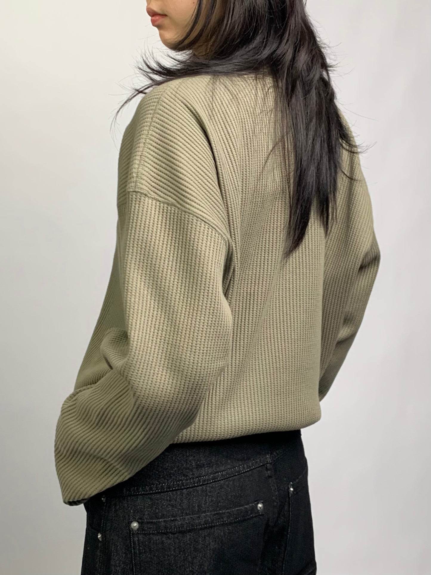 WAFFLE CROP TEE