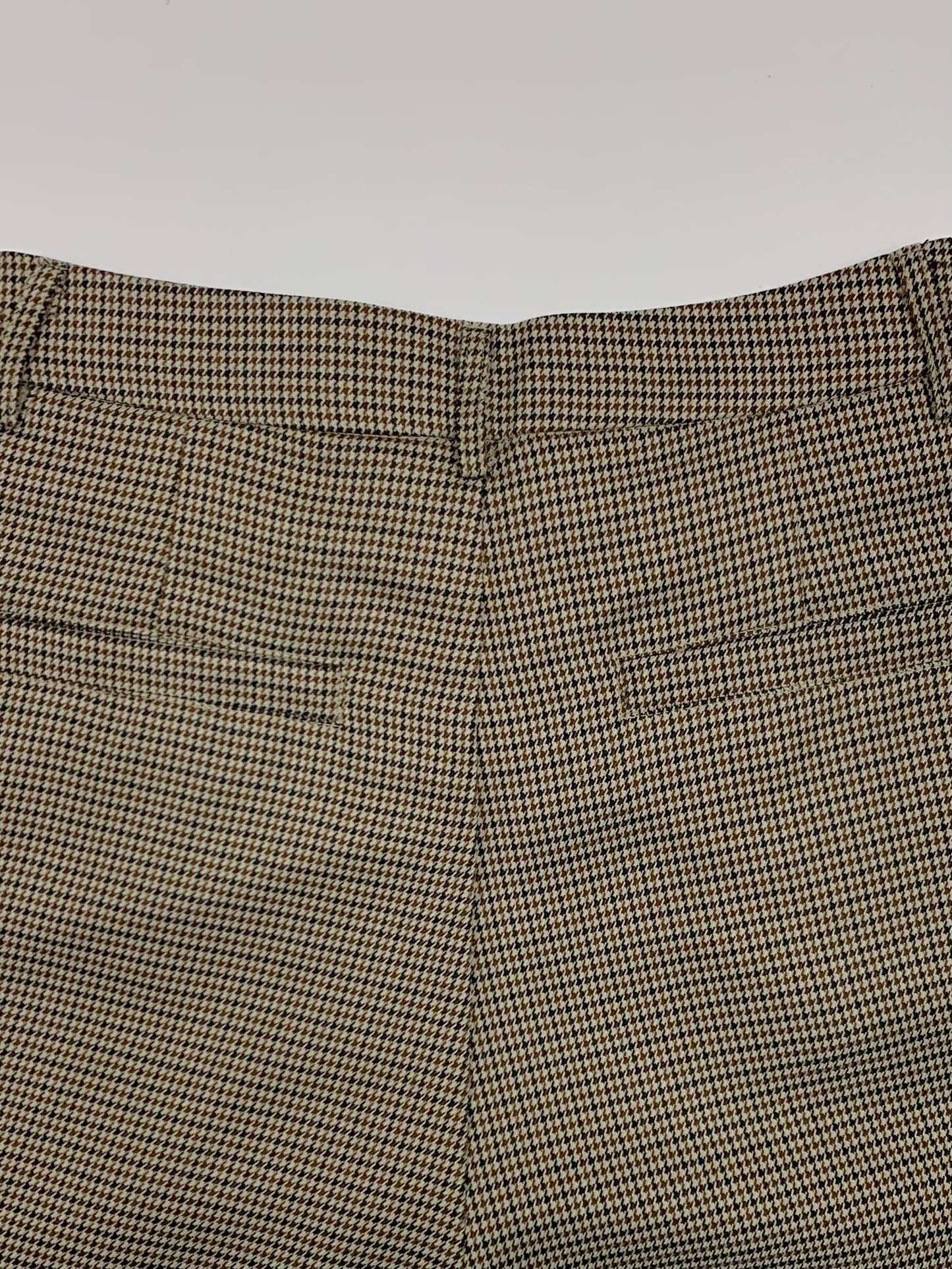 GINGHAM CHECK WIDE SLACKS