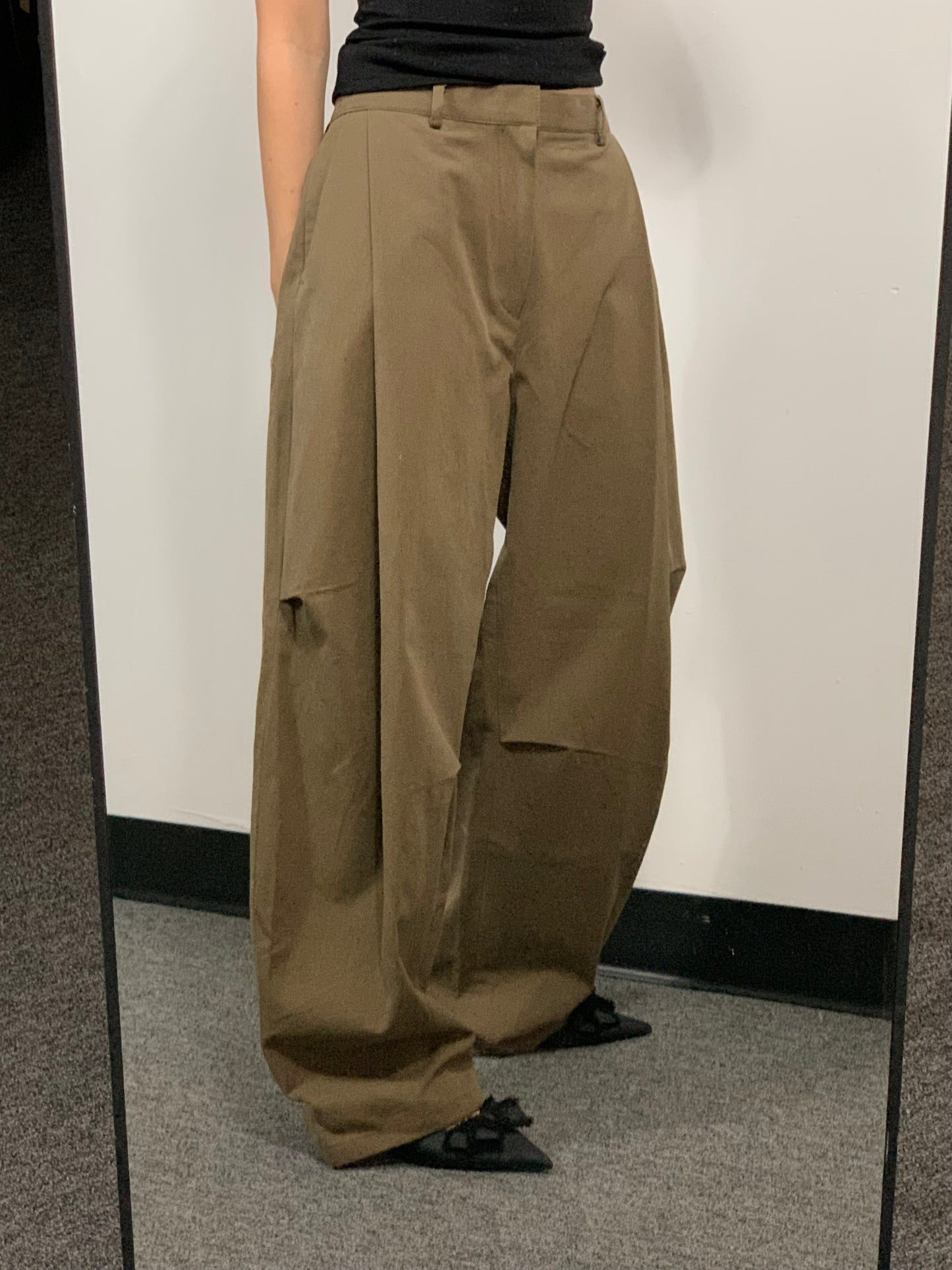 COTTON CURVE PANTS