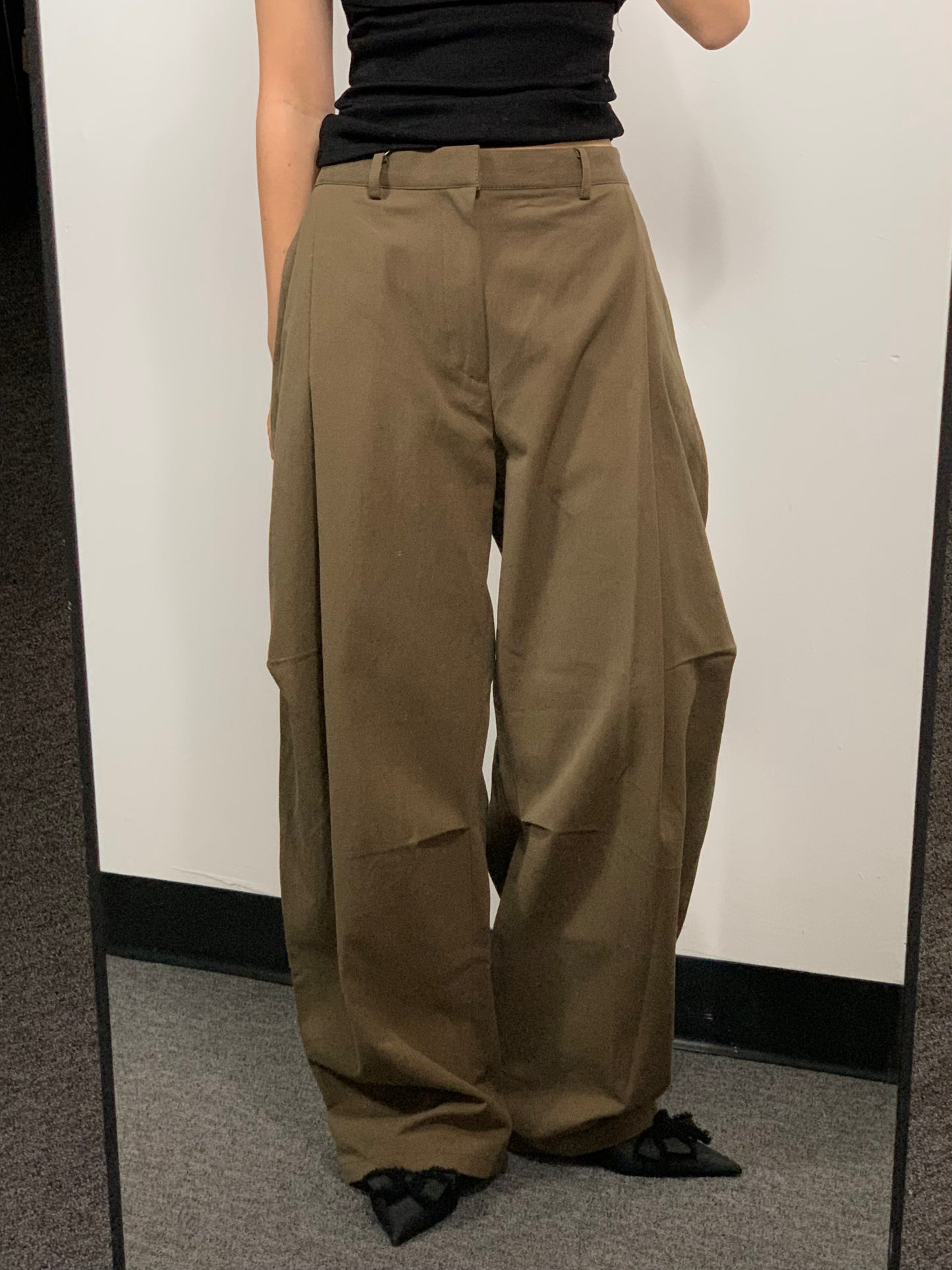 COTTON CURVE PANTS