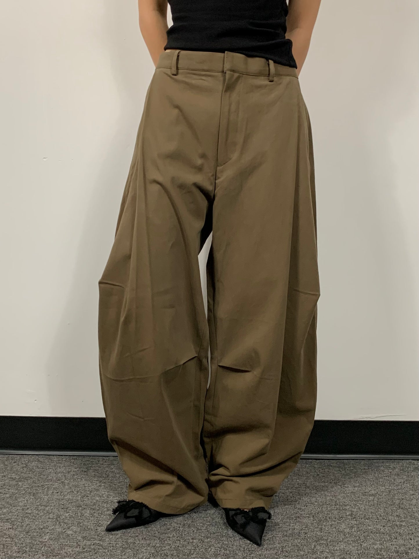 COTTON CURVE PANTS