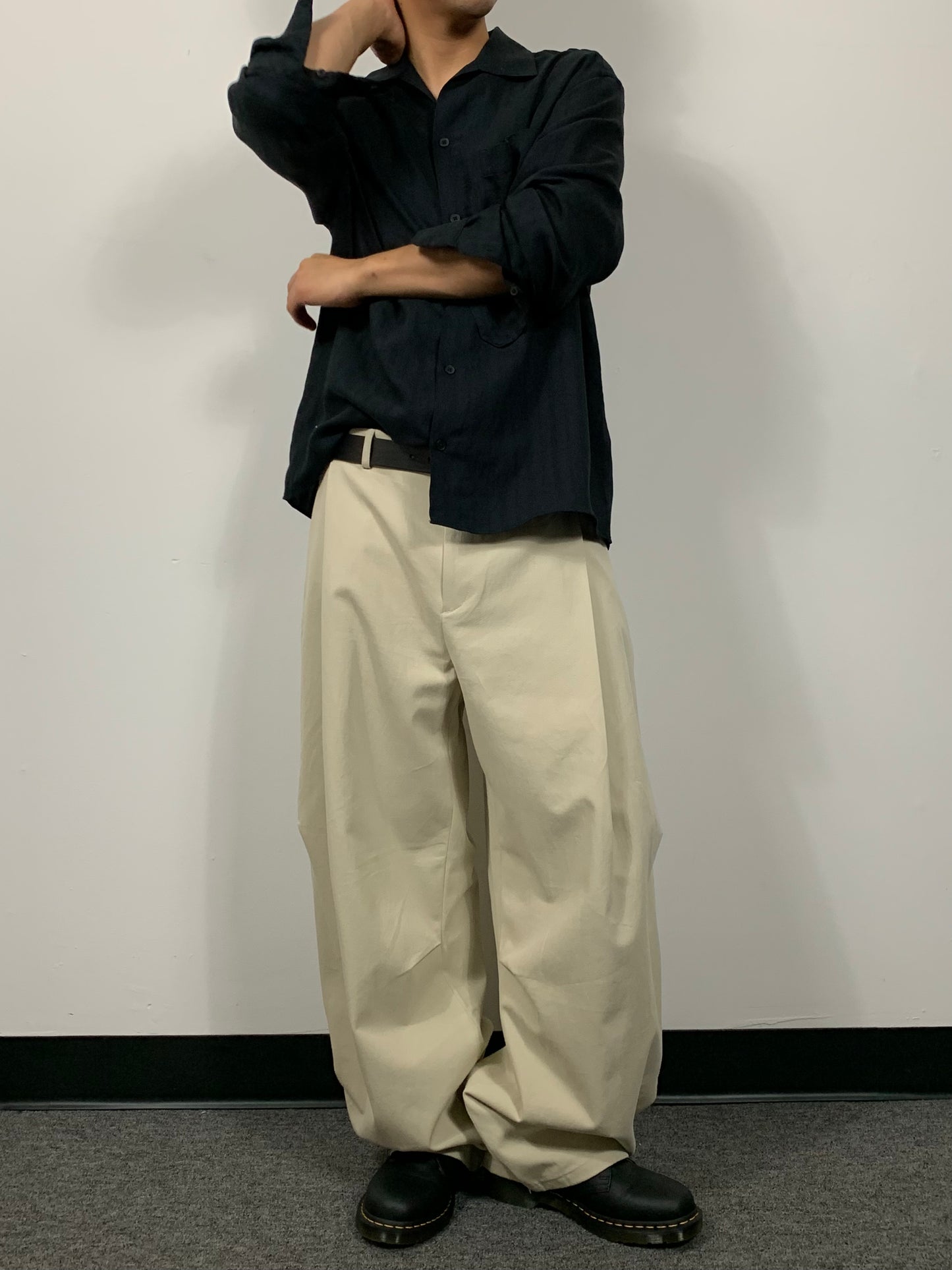 COTTON CURVE PANTS