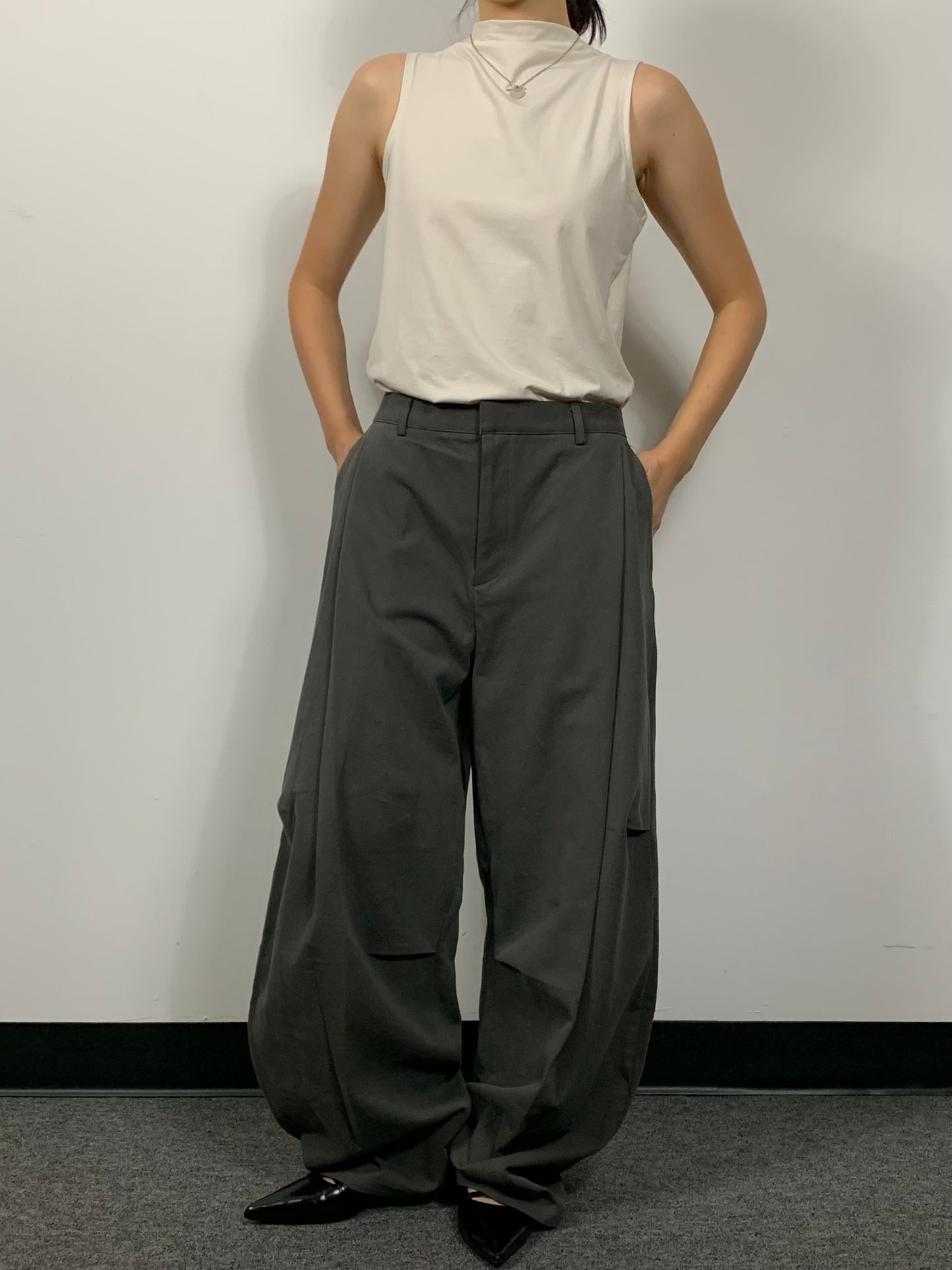 COTTON CURVE PANTS