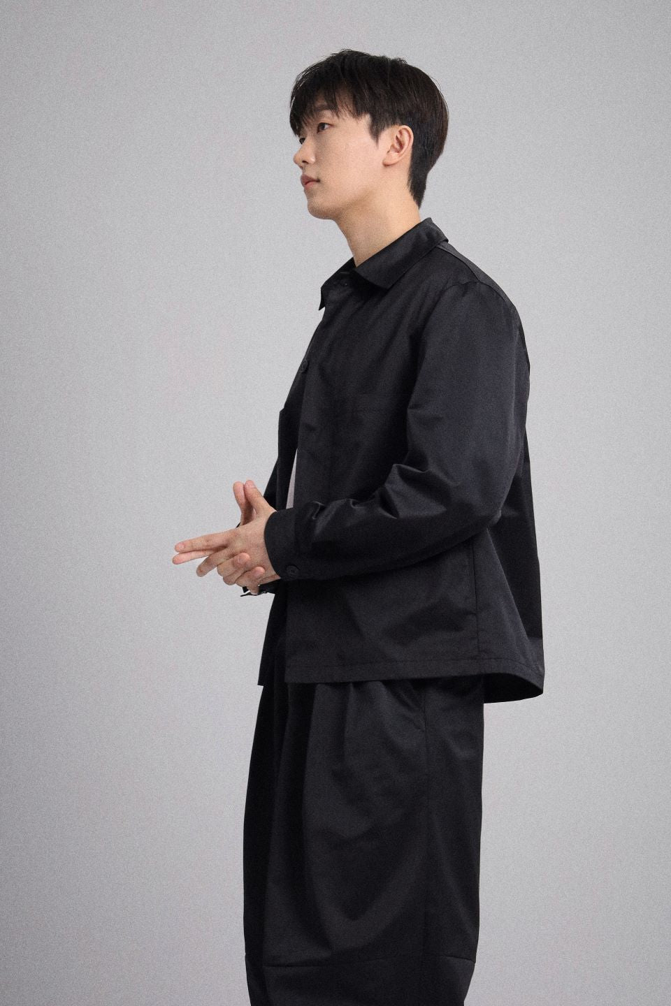 GRS FABRIC COLLAR JACKET